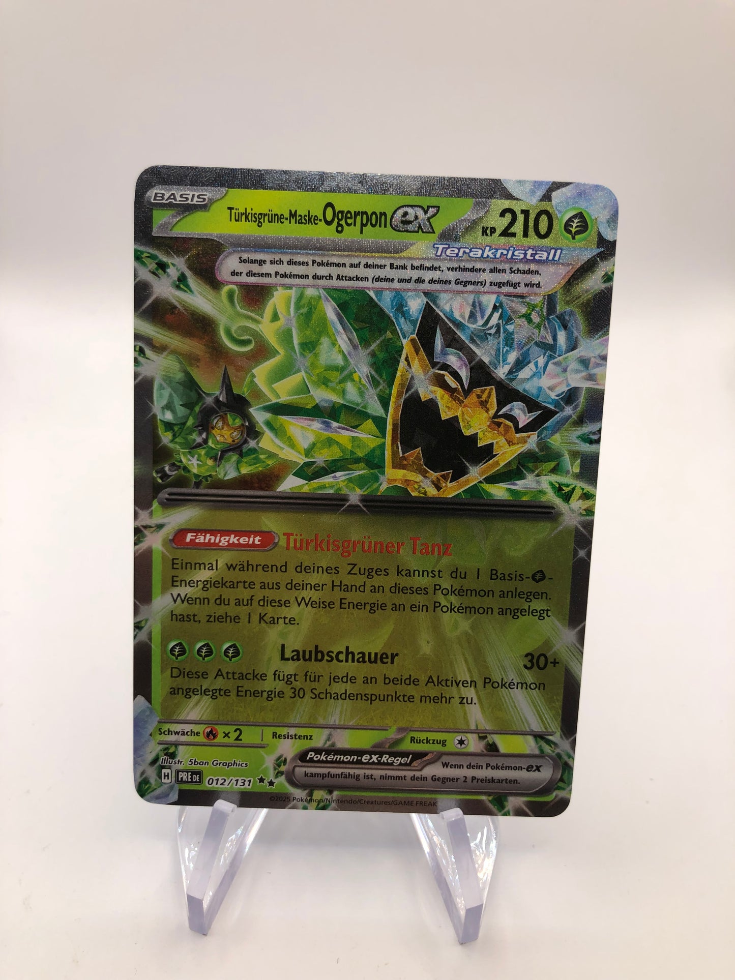 Pokemon Karte Ex Ogerpon 12/131 Deutsch