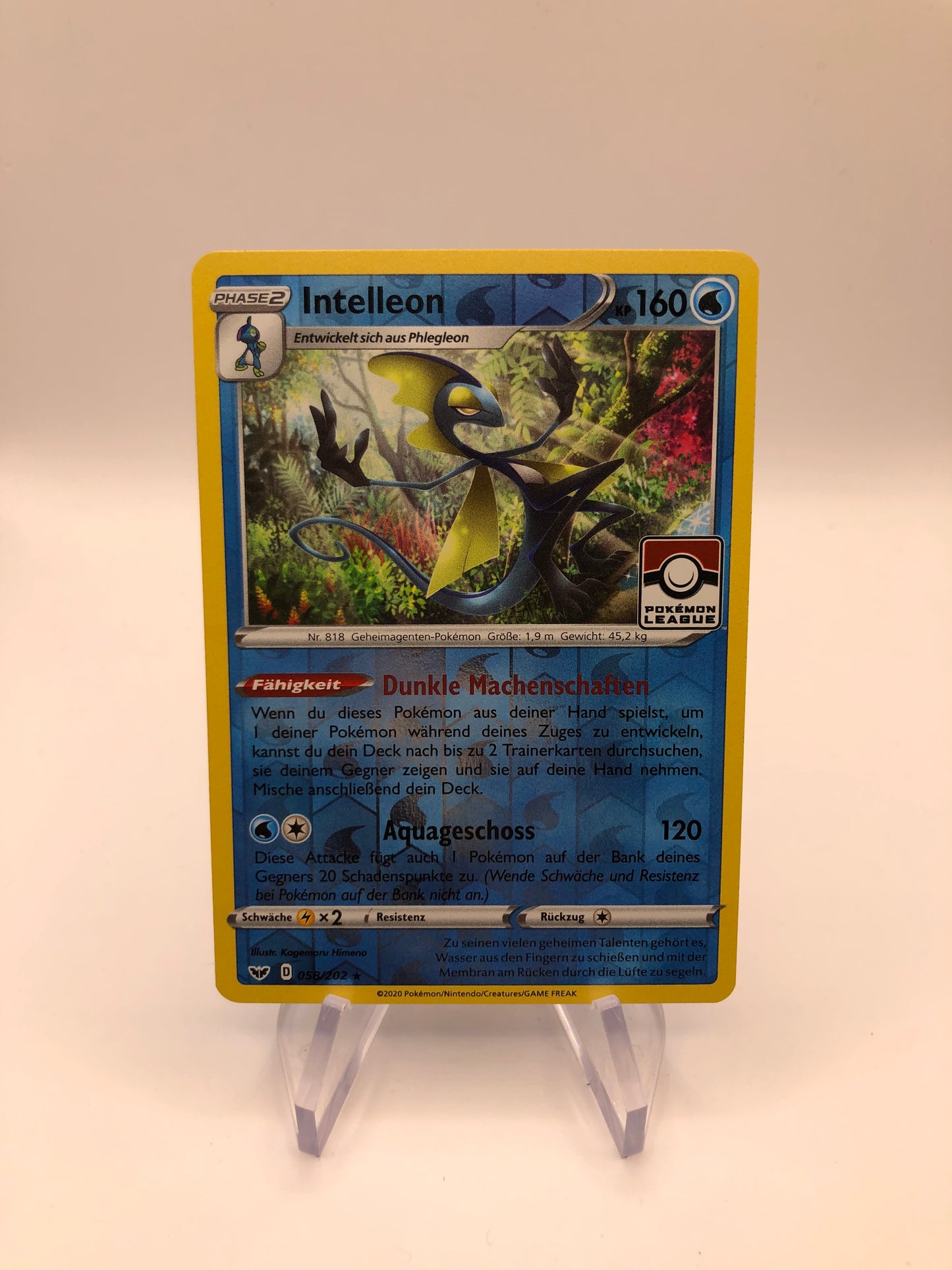 Pokemon Karte Revers Intelleon Deutsch
