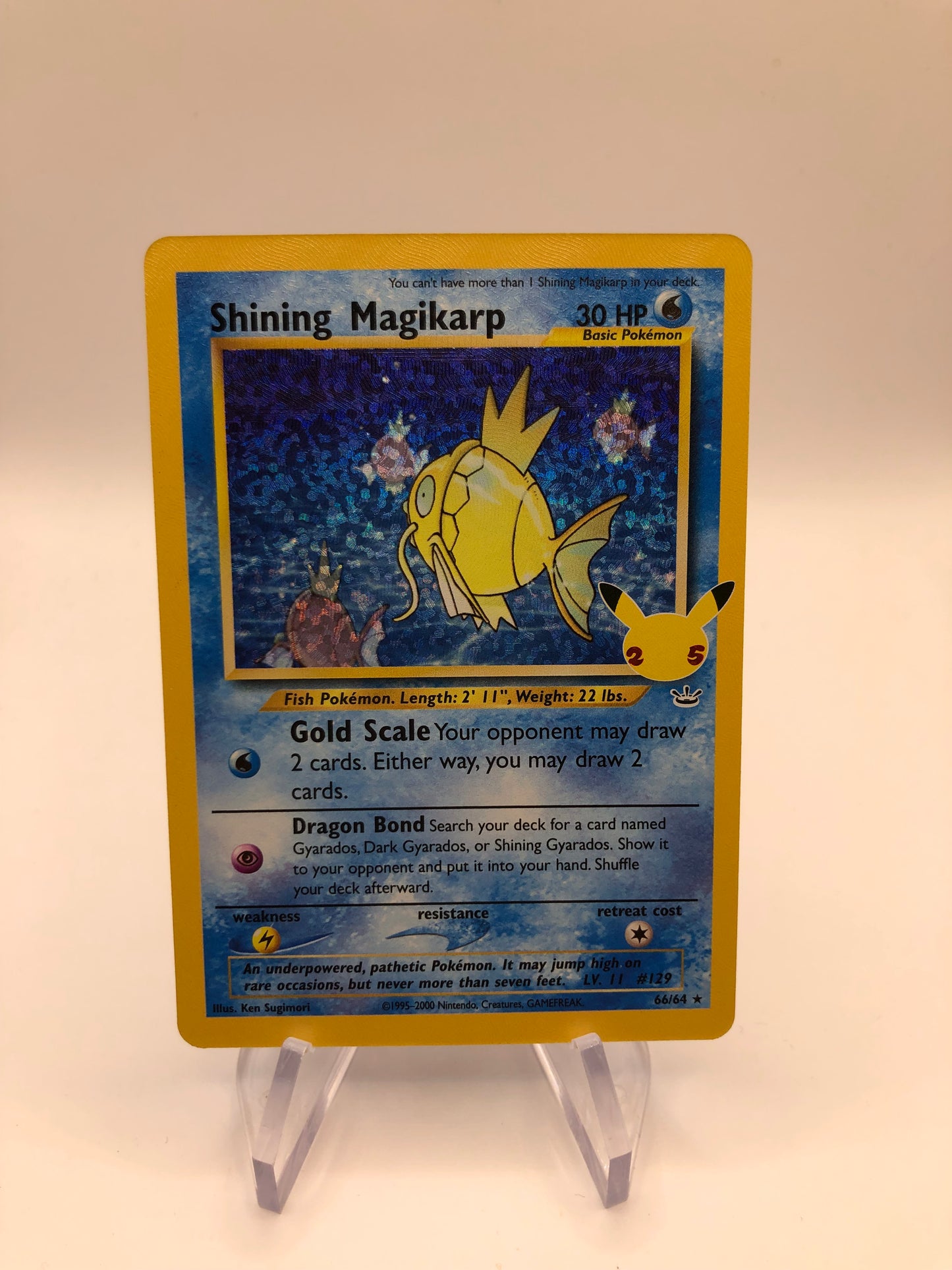 Pokemon Karte Holo Celebration Karpador 66/64 Englisch