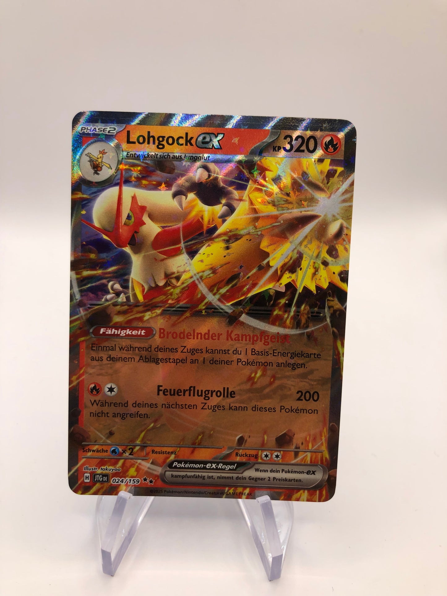 Pokemon Karte Ex Lohgock 24/149 Deutsch