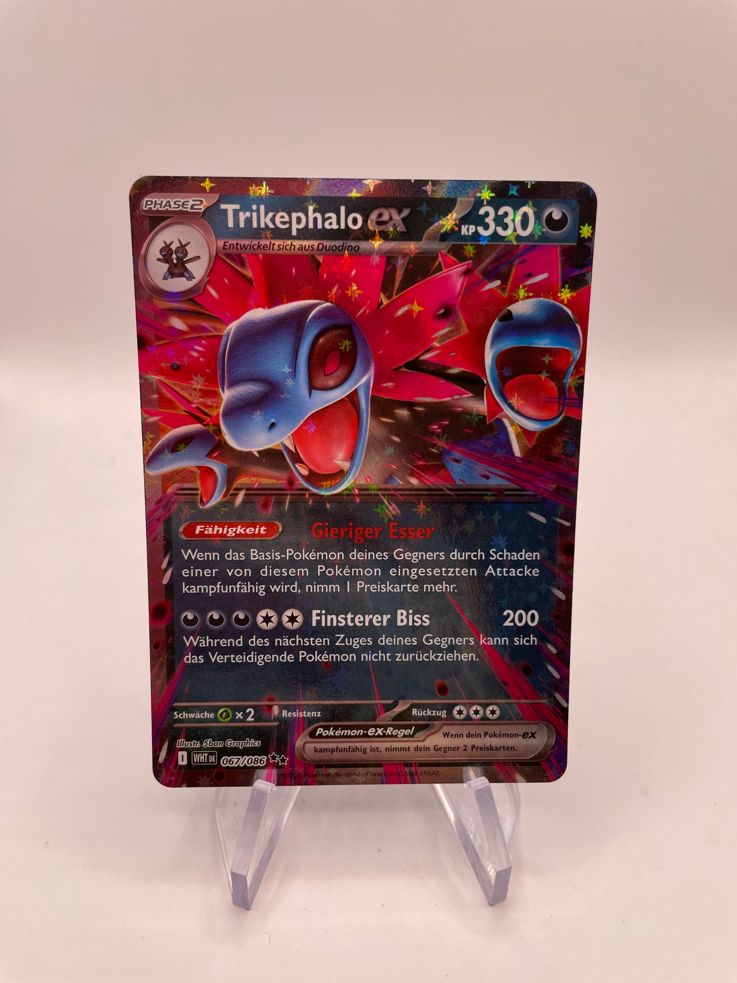 Pokemon Karte Ex Trikephalo 67/86 Deutsch