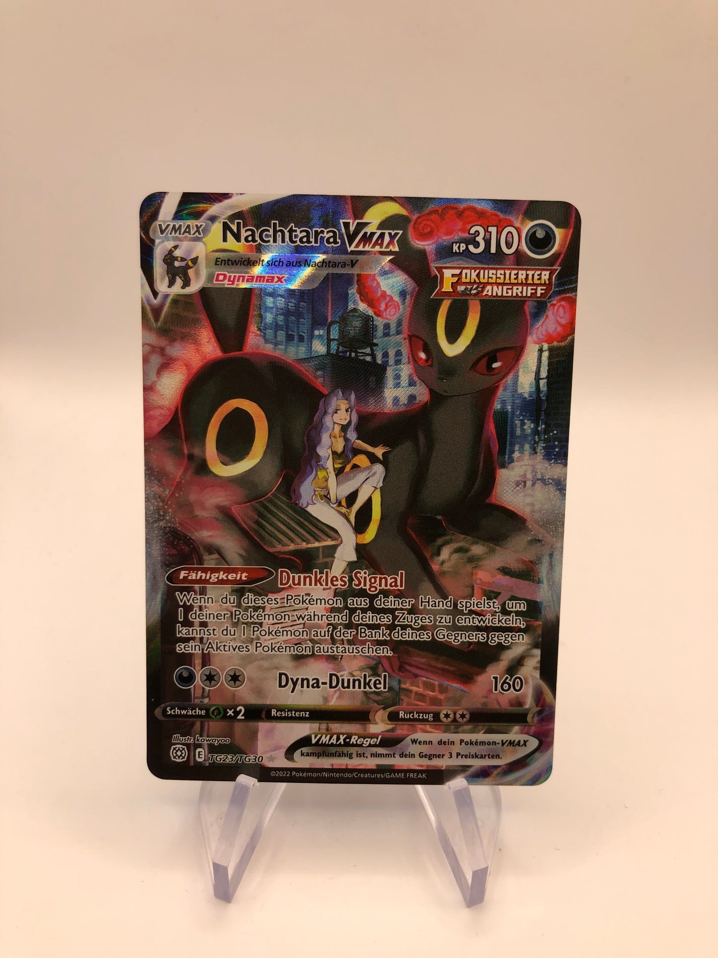 Pokemon Karten Vmax Alt-Art Nachtara Tg23/Tg30 Deutsch