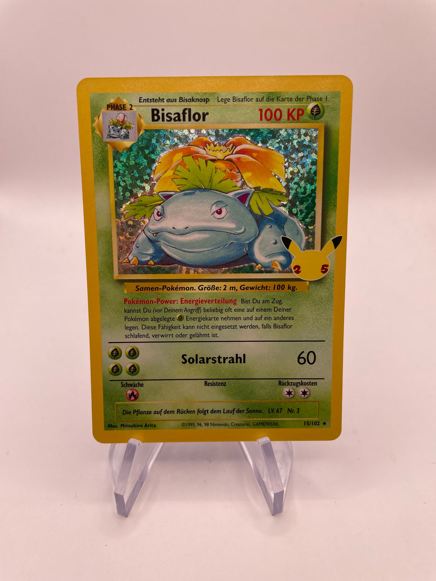 Pokemon Karte Celebration Bisaflor 15/102 Deutsch