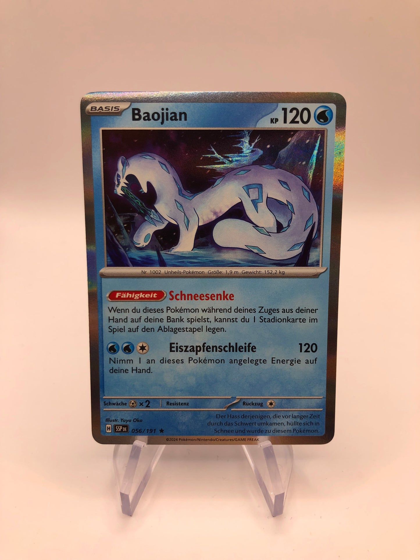 Pokemon Karte Revers Baojian 56/191 Deutsch