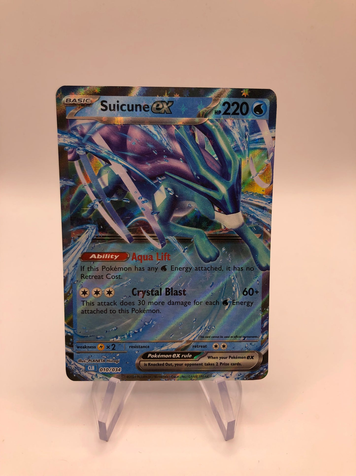 Pokemon Karte Ex Suicune 10/34 Englisch