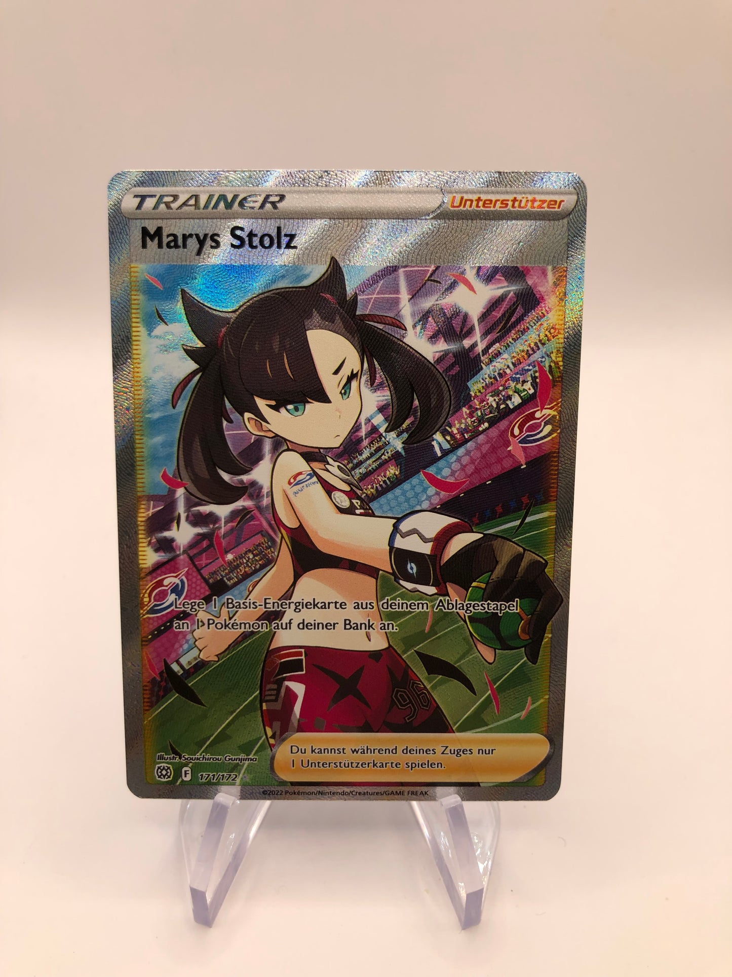Pokemon Karte Trainer Marys Stolz 171/172 Deutsch
