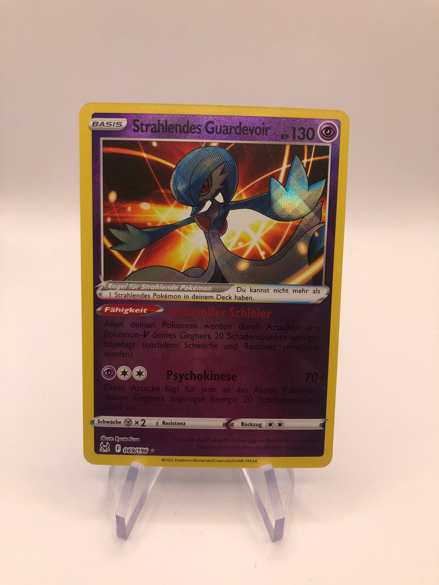 Pokemon Karte Strahlendes Guardevoir 69/196 Deutsch