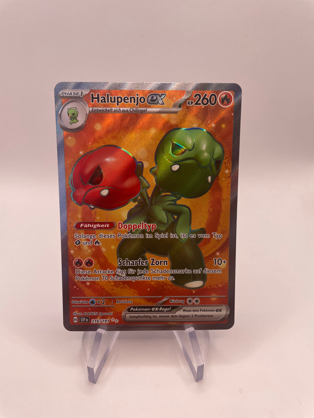 Pokemon Karte Ex Halupenjo 216/191 Deutsch