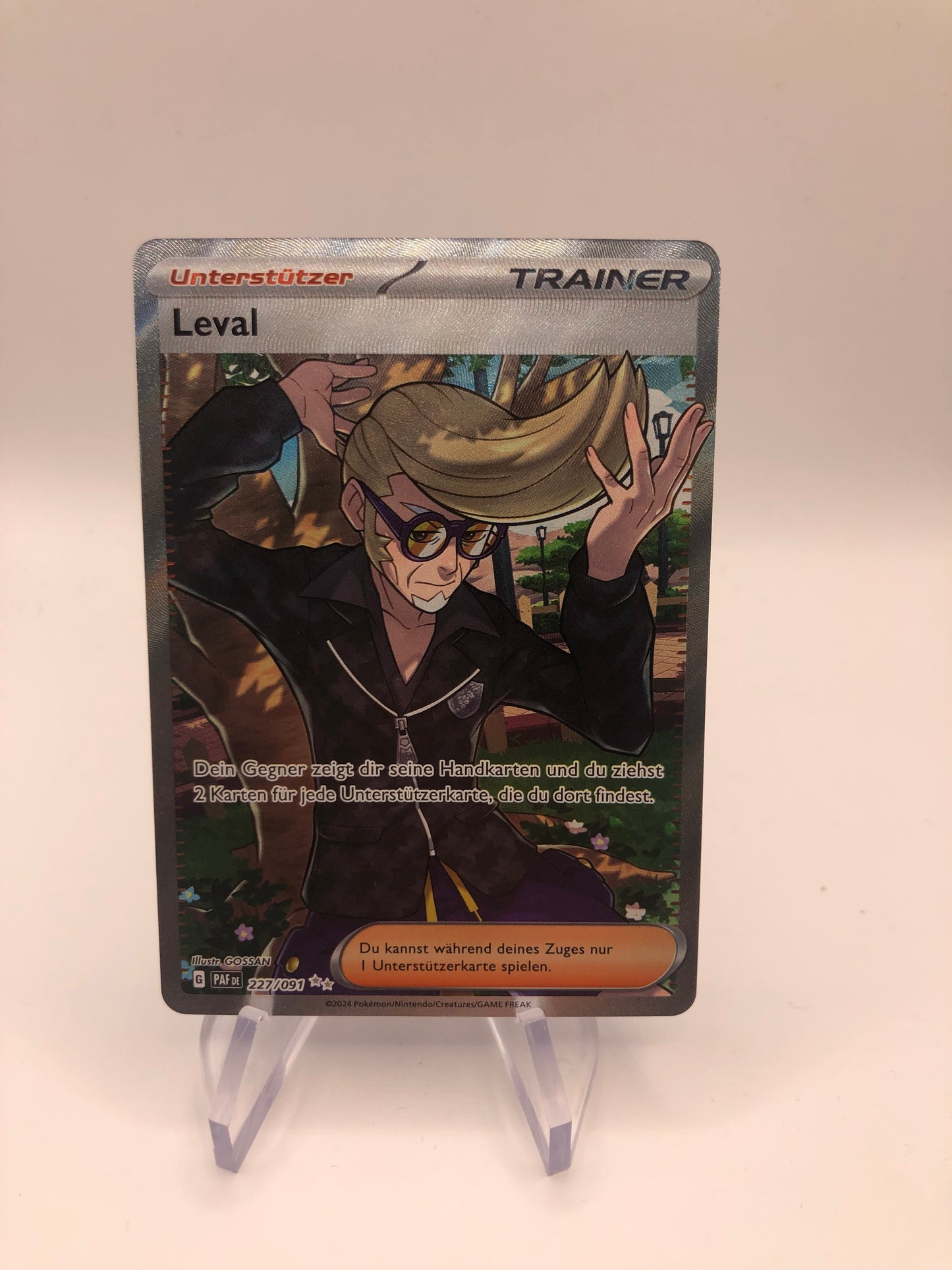 Pokemon Karte Trainer Leval 227/091 Deutsch