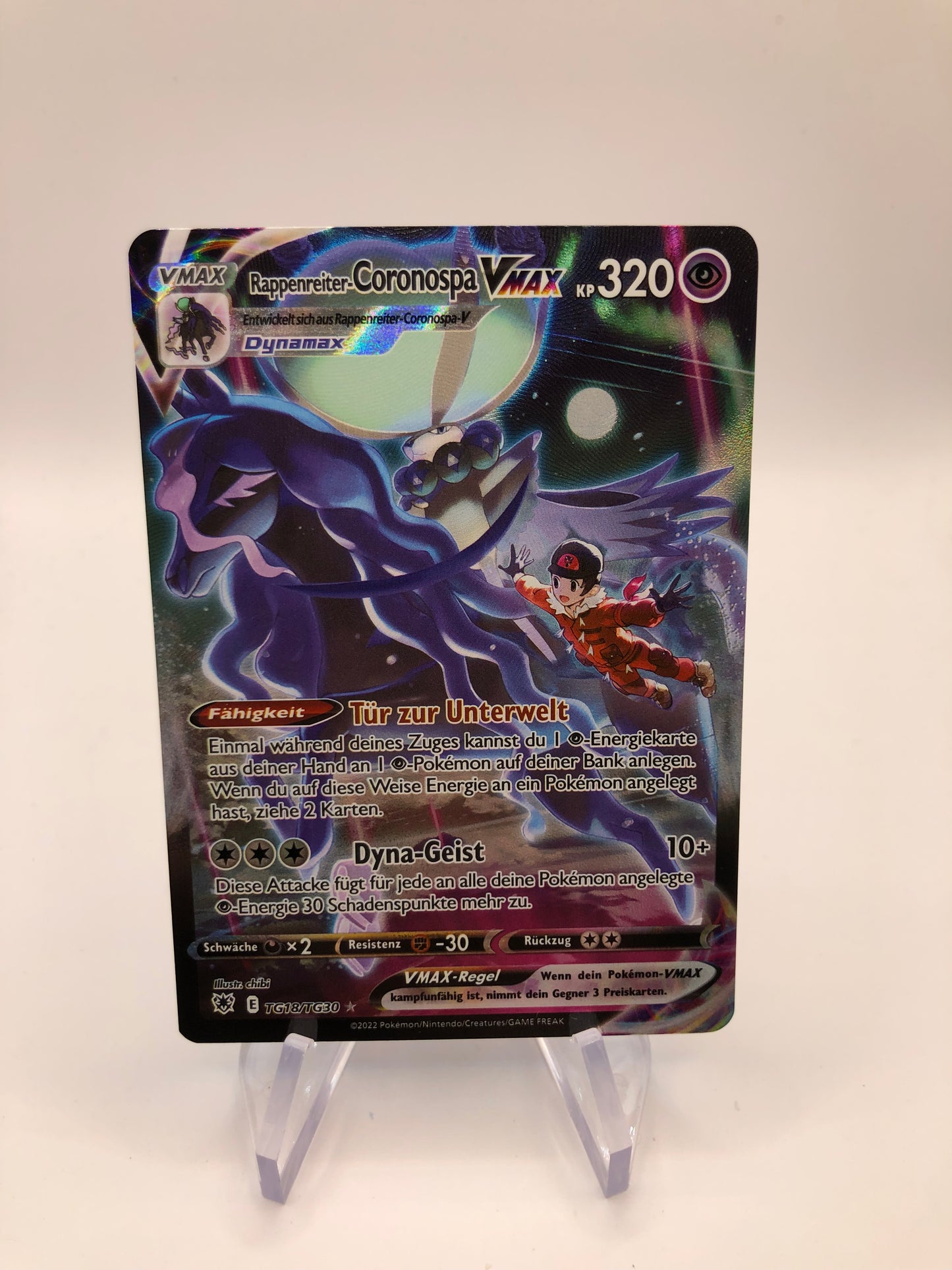 Pokemon Karte Vmax Rappenreiter Coronospa TG21/TG30 Deutsch