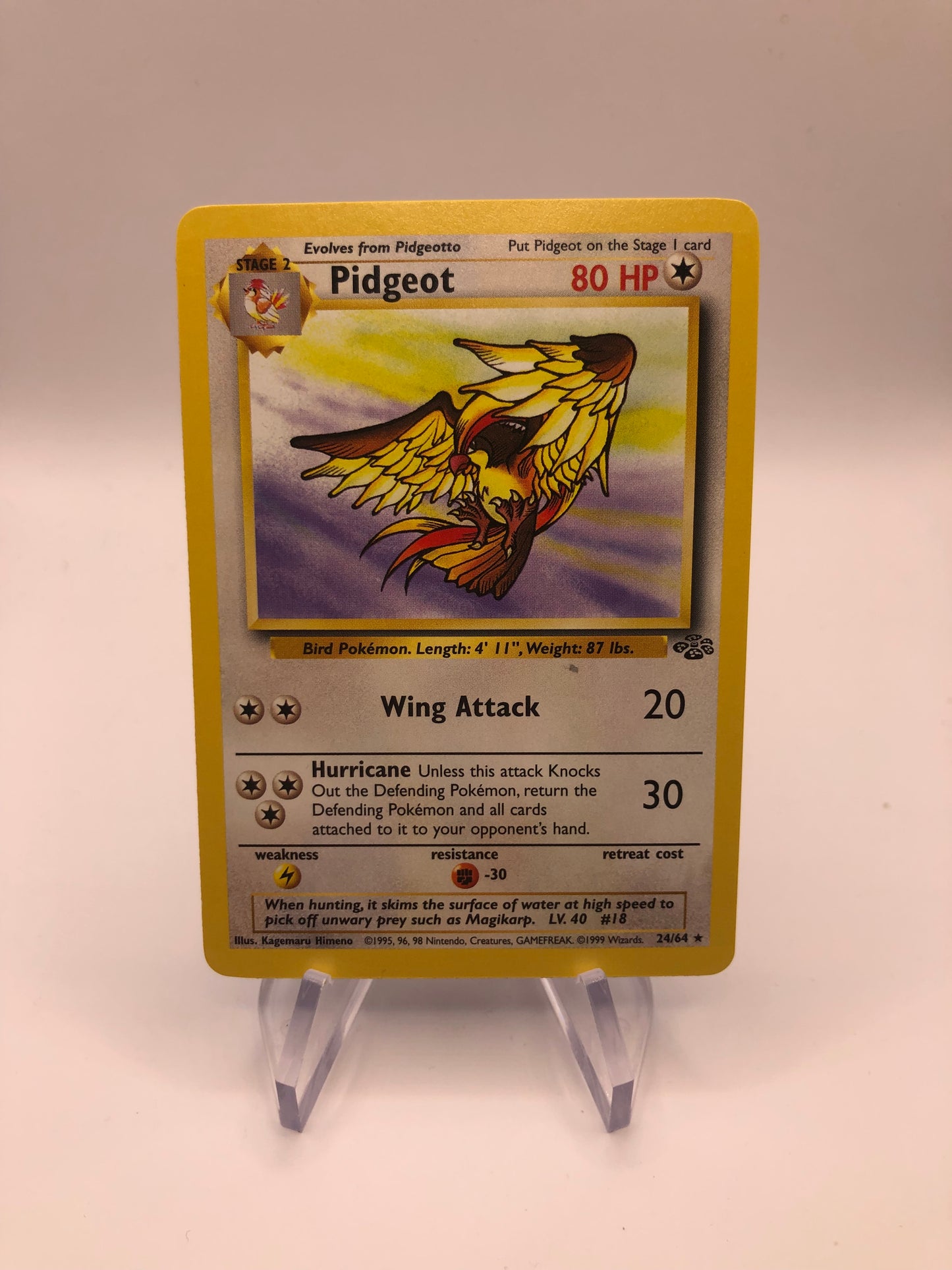 Pokemon Karte Dschungel Tauboss 24/64 Englisch