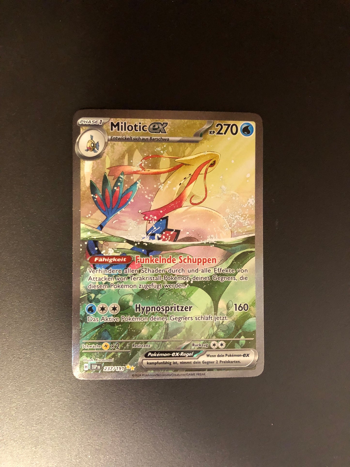 Pokemon Karten Alt-Art Milotic 237/191 Deutsch