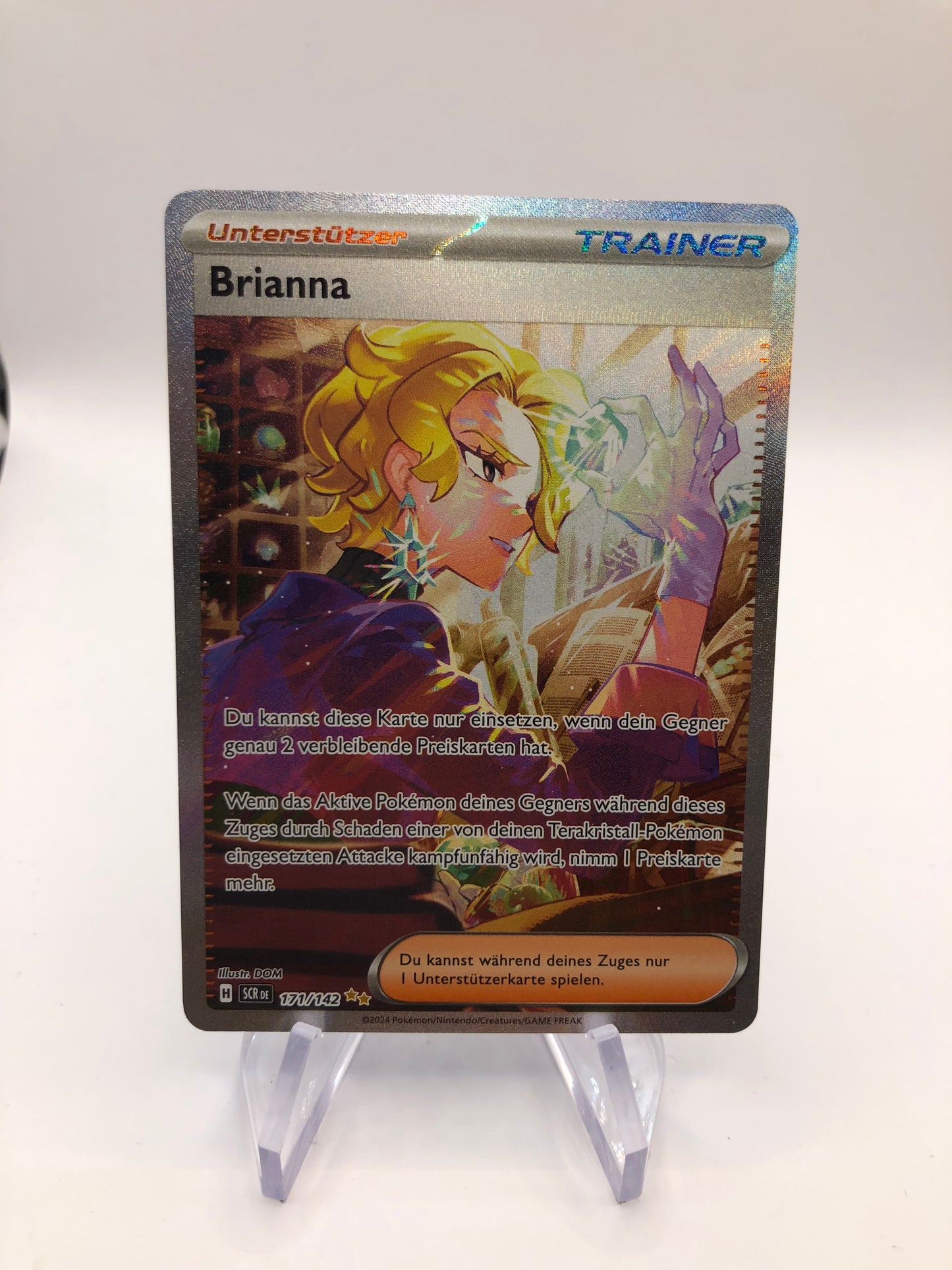 Pokemon Karte Trainer Brianna 171/142 Deutsch