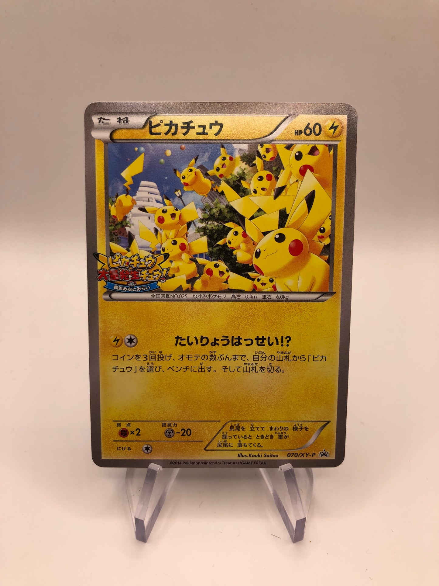 Pokemon Karten Promo Pikachu 70/XY-P Japanisch