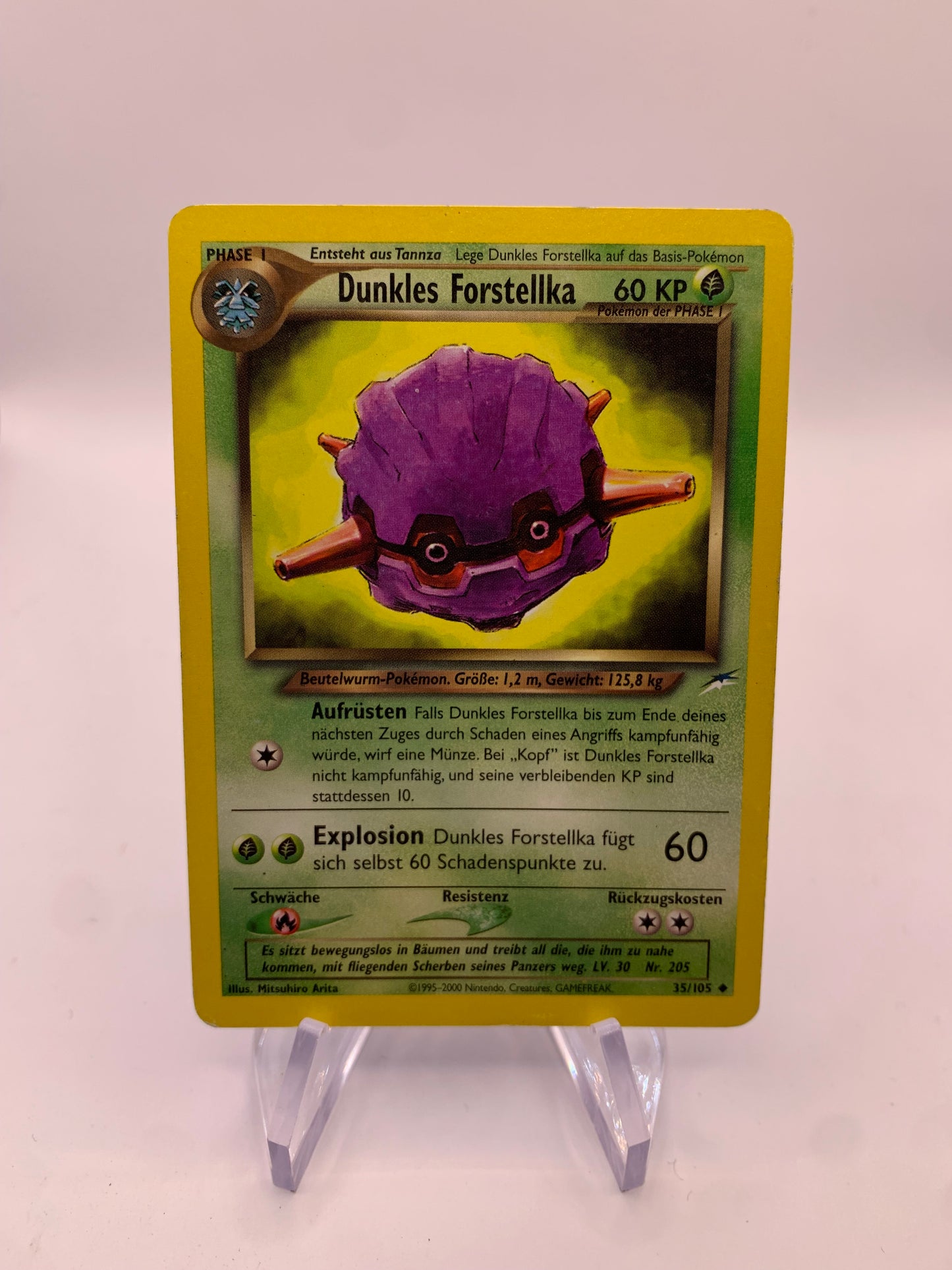 Pokemon Karte Dunkles Forstellka 35/105 Neo Destiny Deutsch