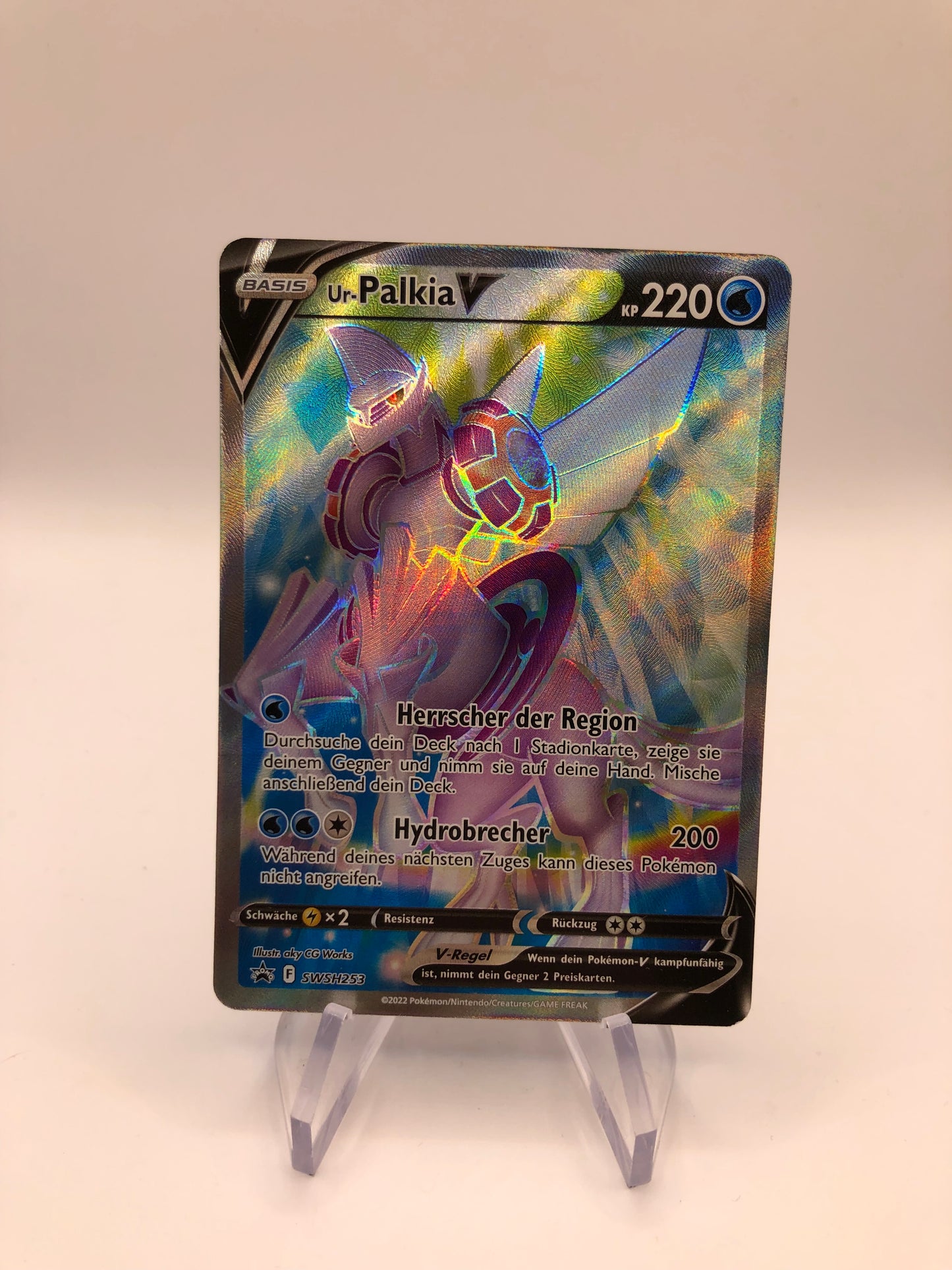 Pokemon Karte V Promo Fullart Palkia SWSH253 Deutsch