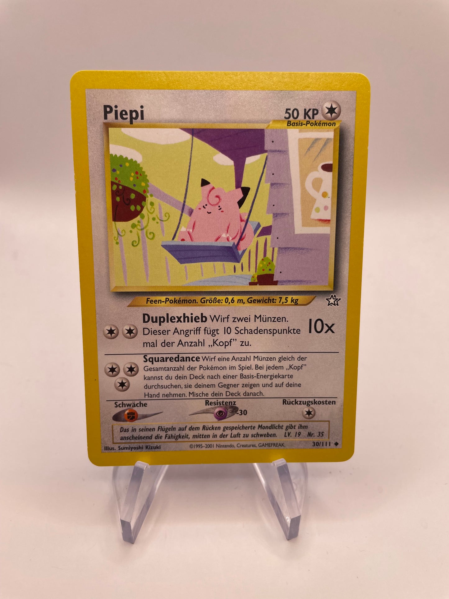 Pokemon Karte Neo Genesis Piepi 30/111 Deutsch