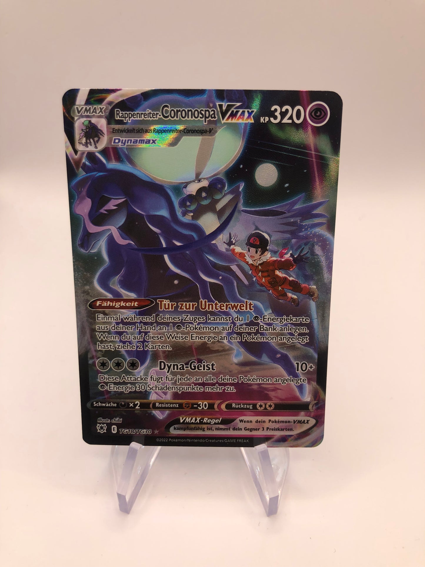 Pokemon Karte Vmax Rappenreiter Coronospa TG18/TG30 Deutsch