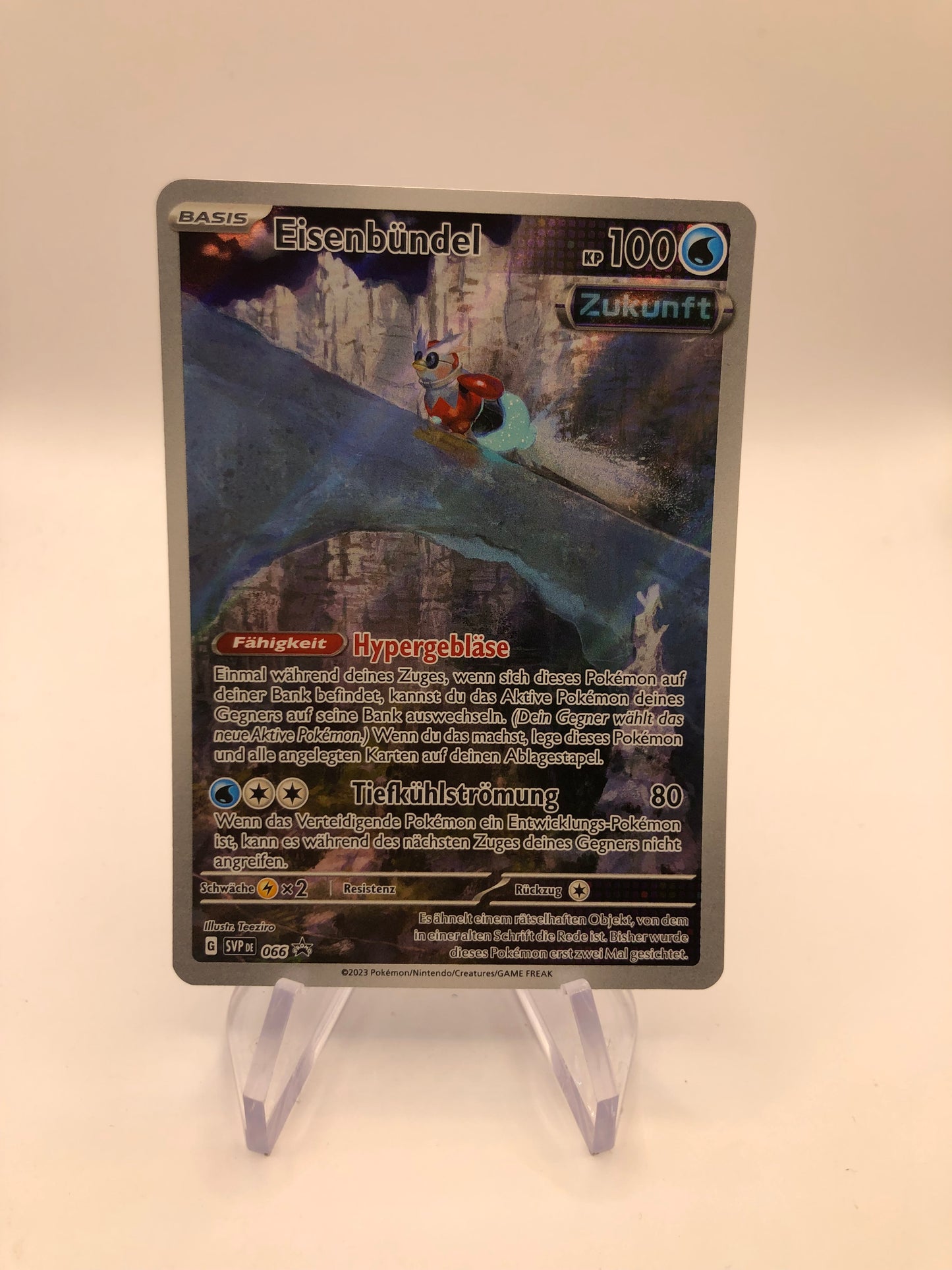 Pokemon Karte Promo Art-Rare Eisenbündel 066 Deutsch