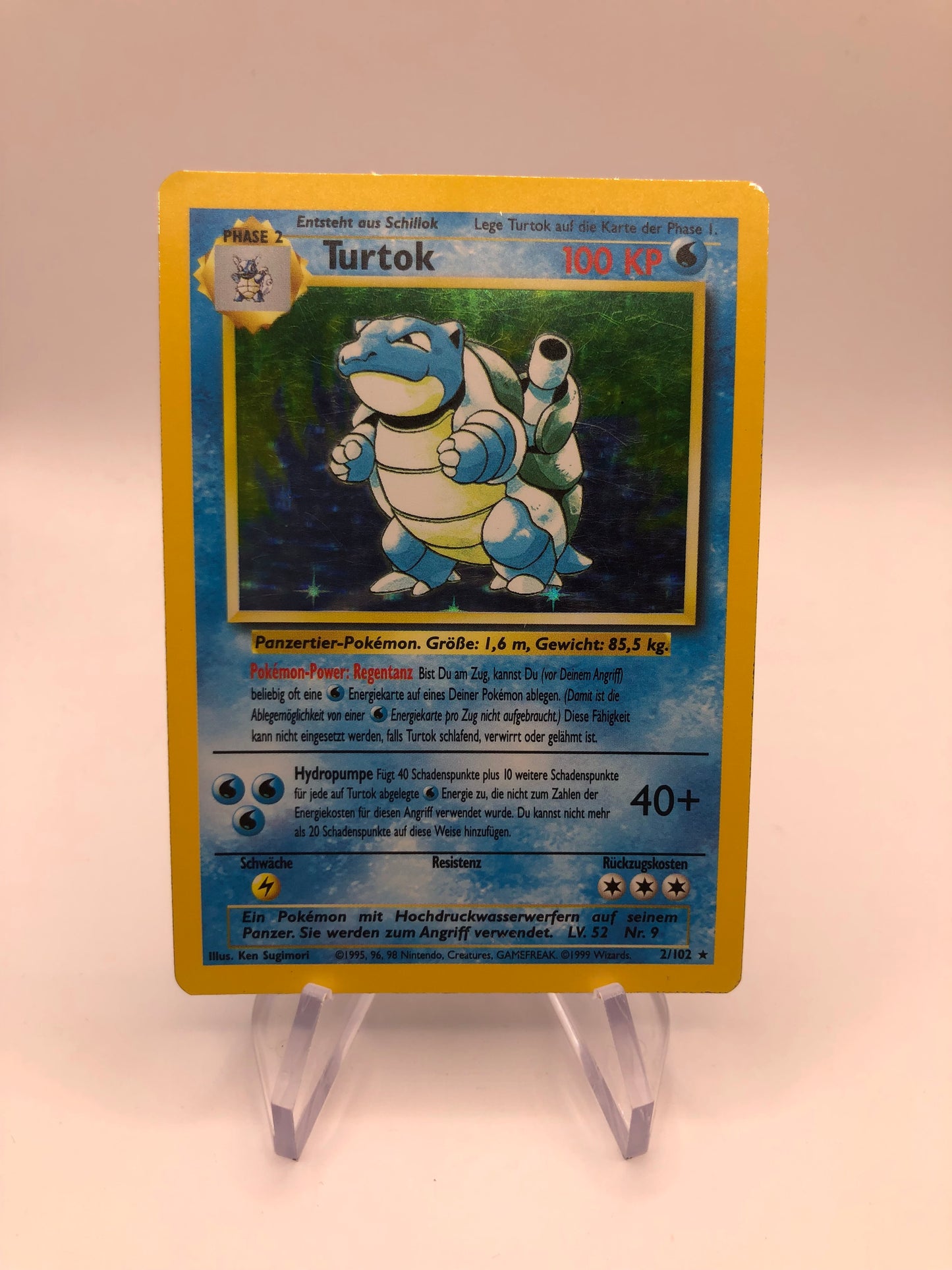 Pokemon Karten Holo Turtok 2/102 Deutsch