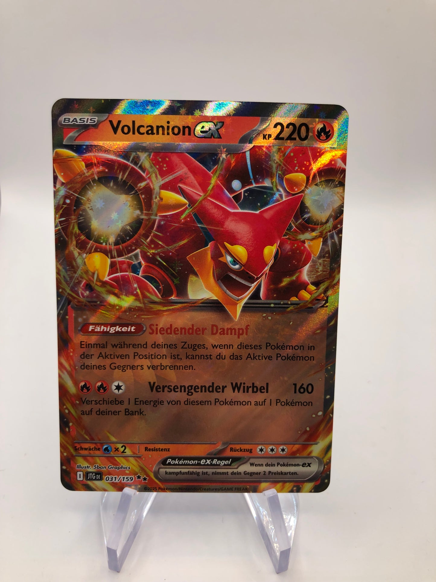 Pokemon Karte Ex Volcanion 31/159 Deutsch