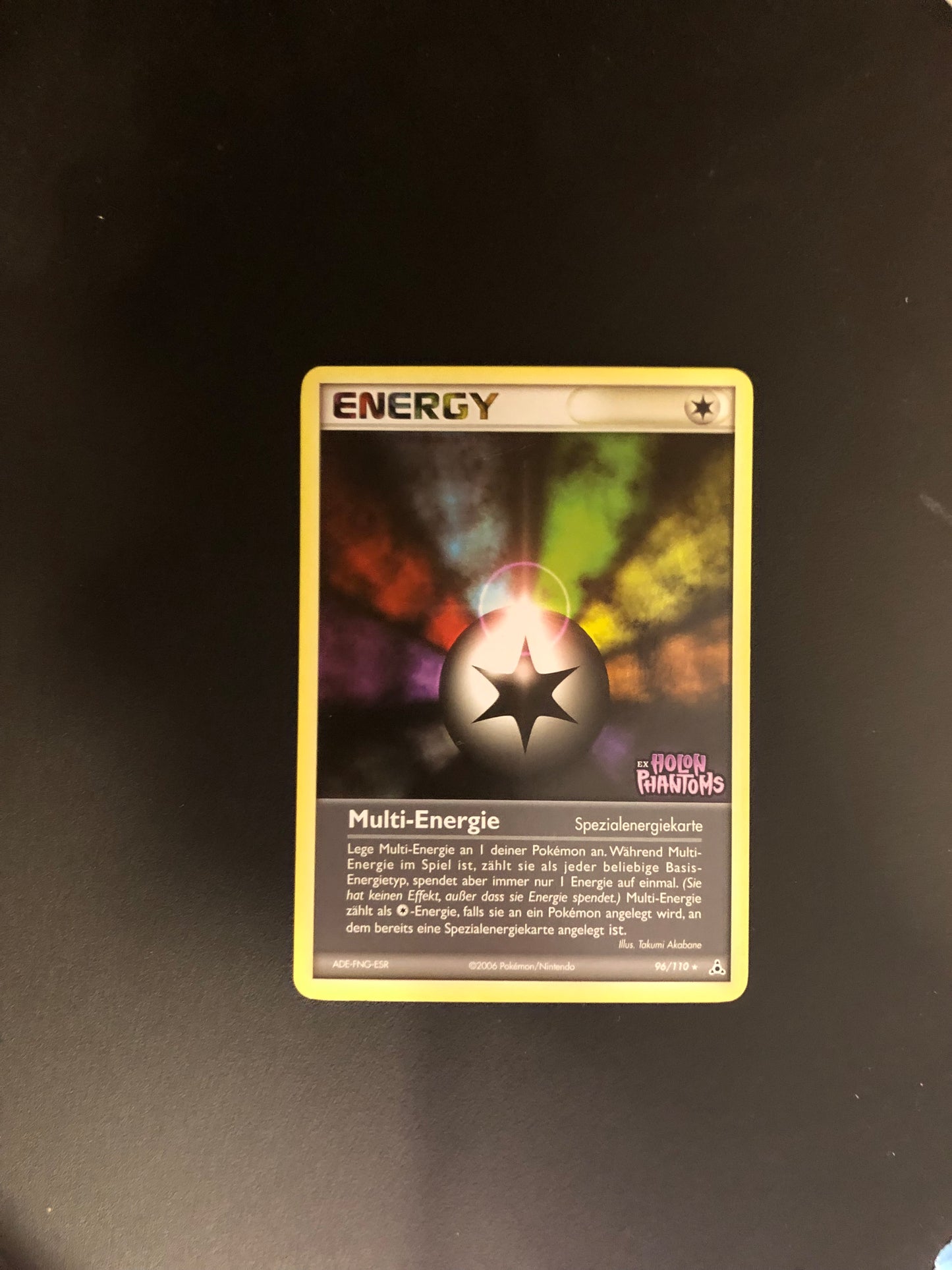 Pokemon Karte Stamp Multi-Energie 96/110 Deutsch