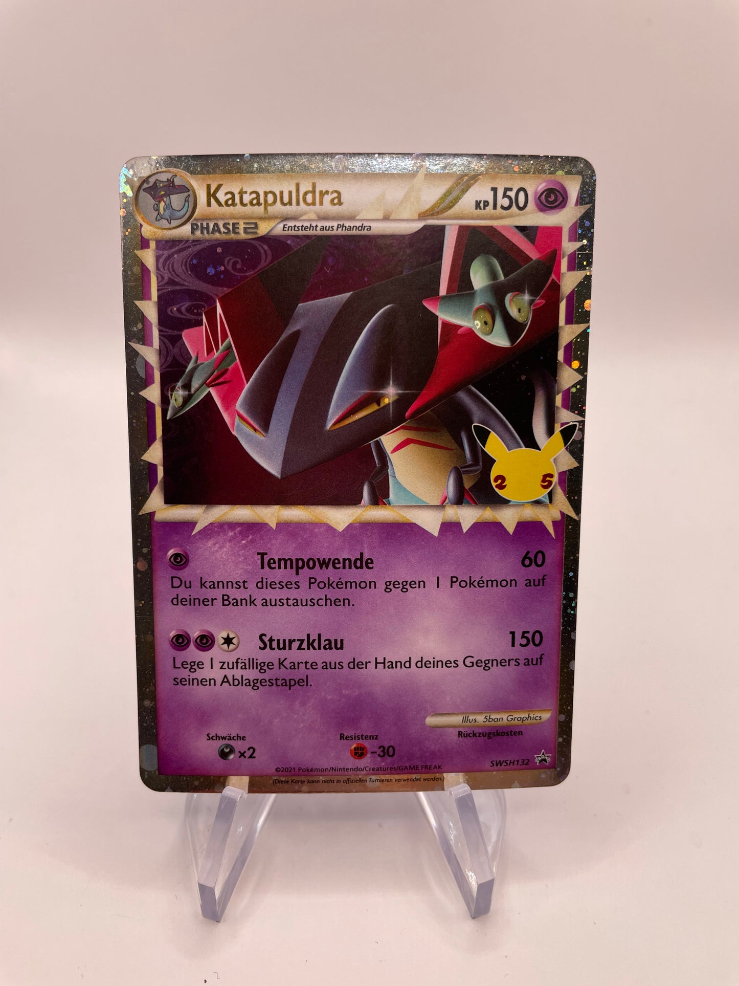 Pokemon Karte Prime Celebration Katapuldra SWSH132 Deutsch