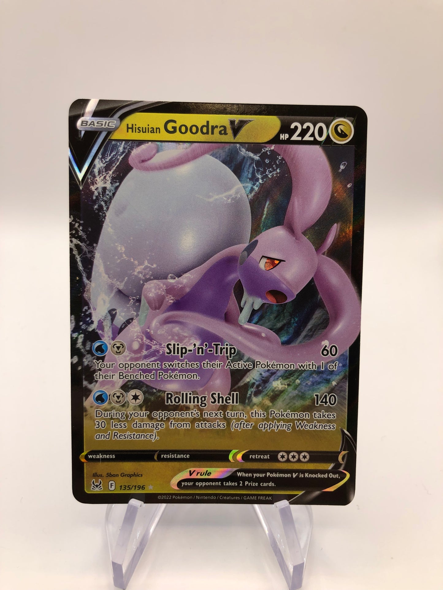 Pokemon Karte V Viscogon 135/196 Englisch