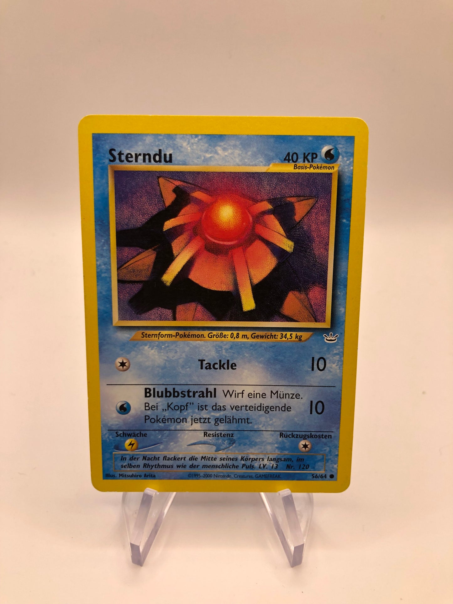 Pokemon Karte Neo Revolution Sterndu 56/64 Deutsch
