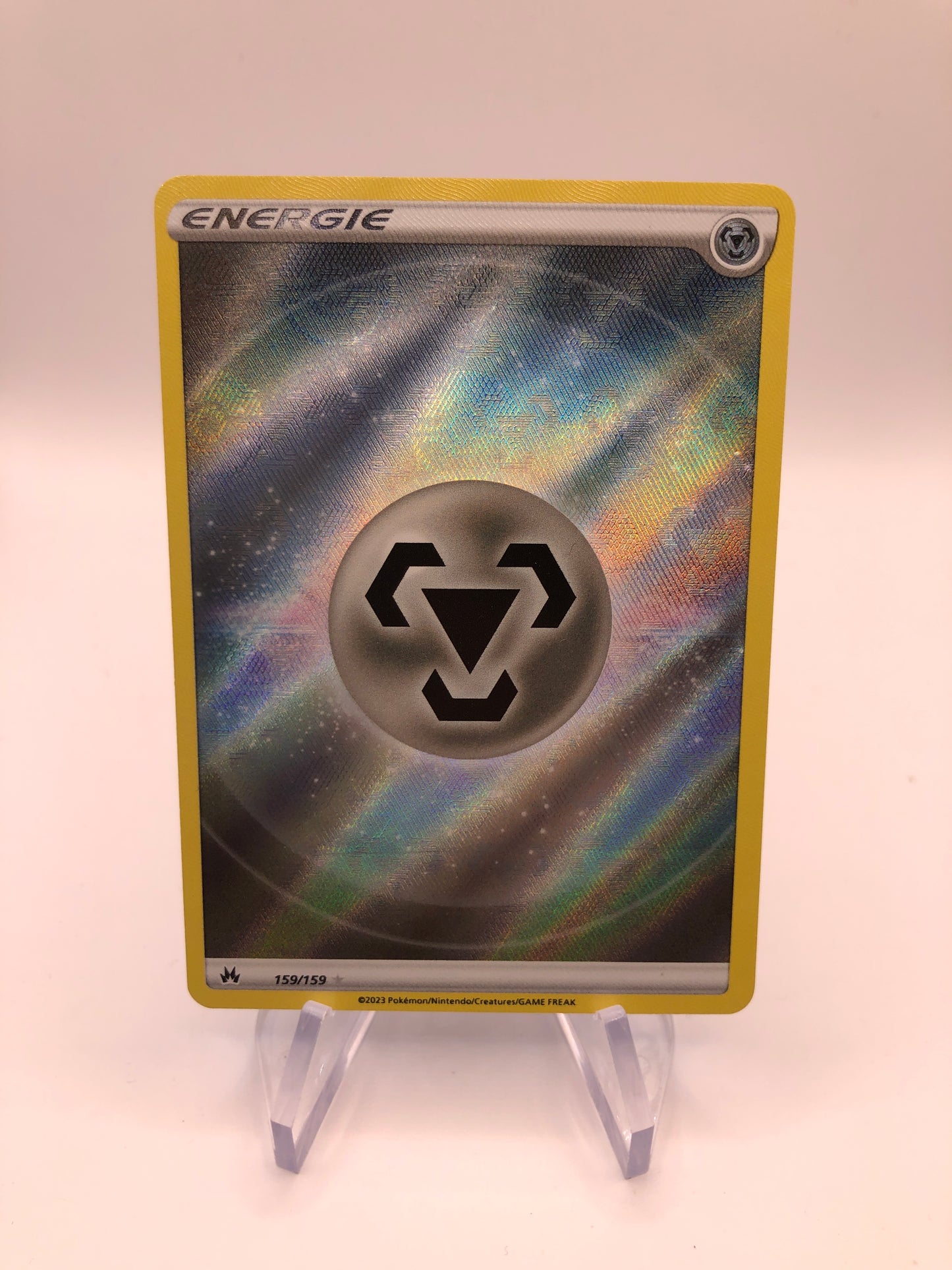 Pokemon Karte Basis-Metall-Energie 159/159 Deutsch