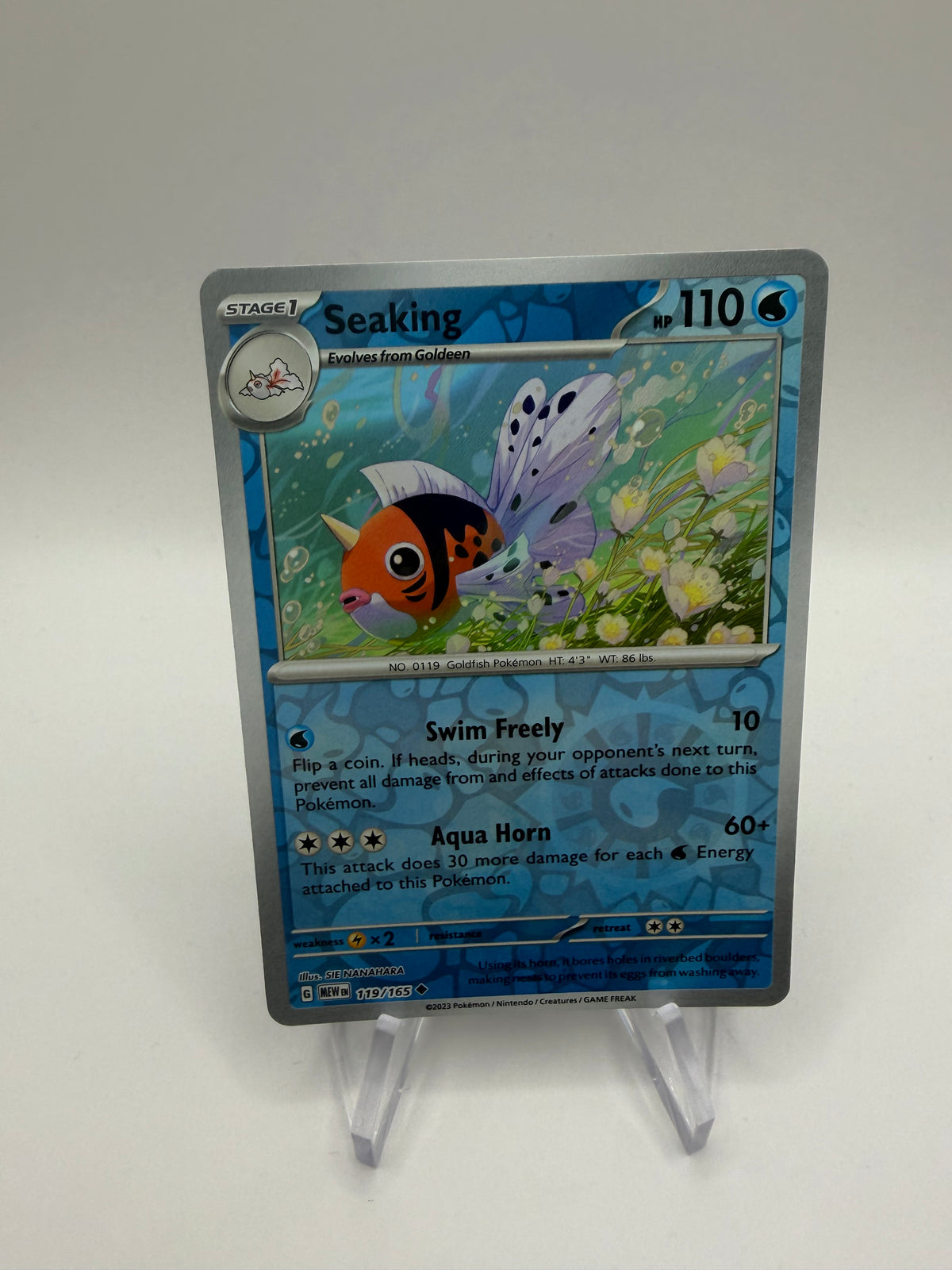 Pokemon Karte Reverse 151 Golking 119/165 Englisch