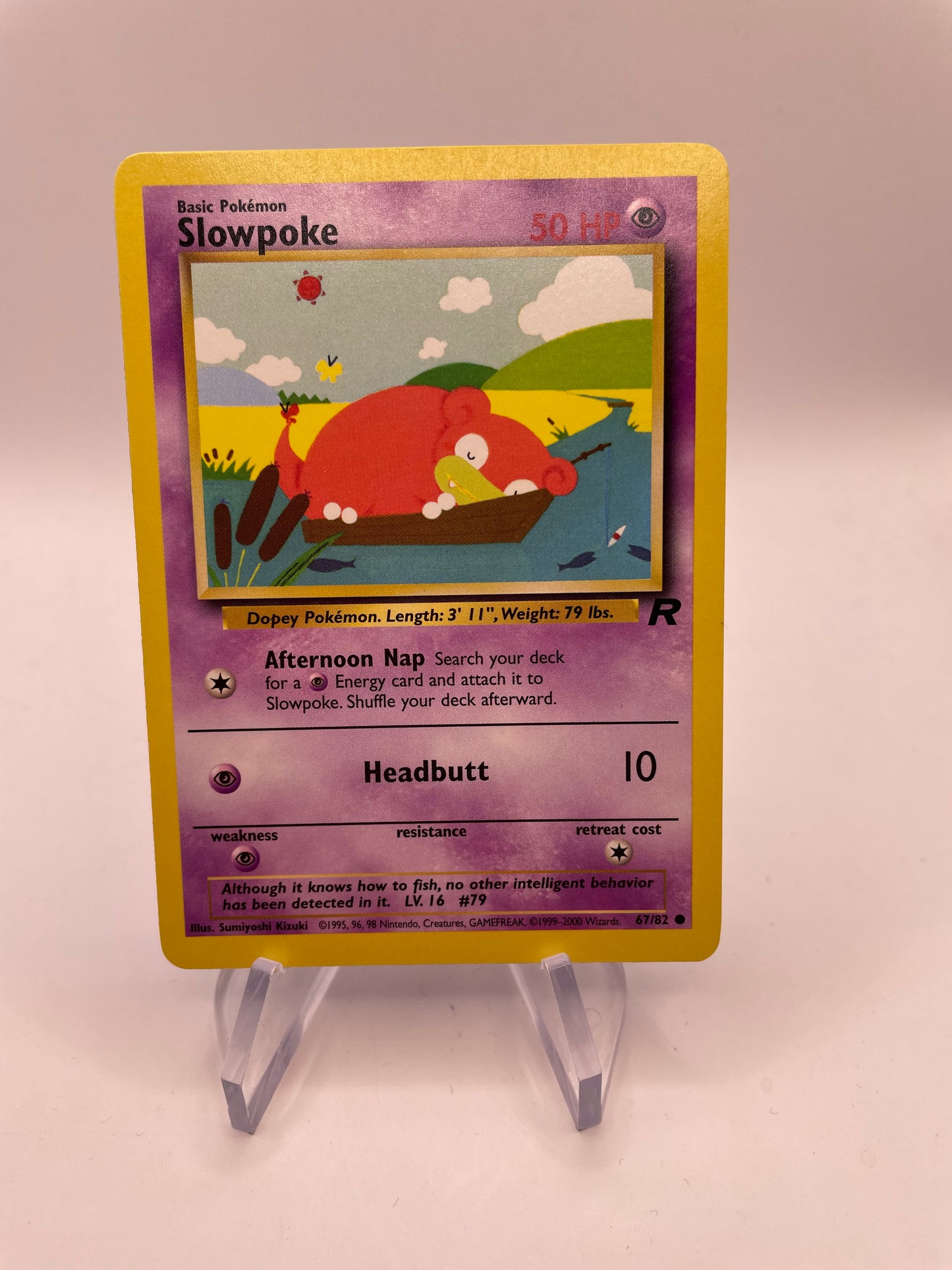 Pokemon Karte Rocket Slowpoke 67/82 Englisch