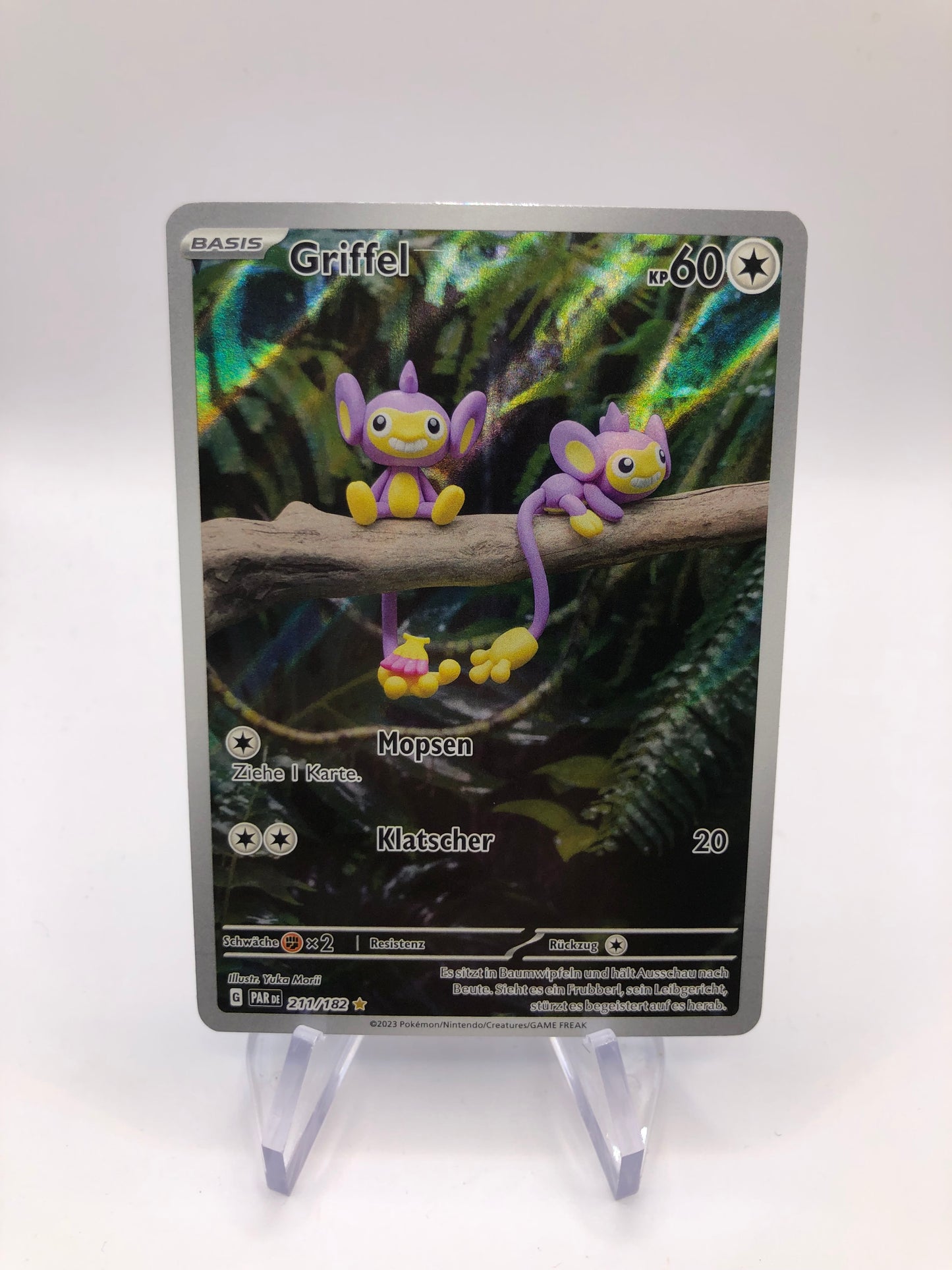 Pokemon Karte Art-Rare Griffel 211/182 Deutsch