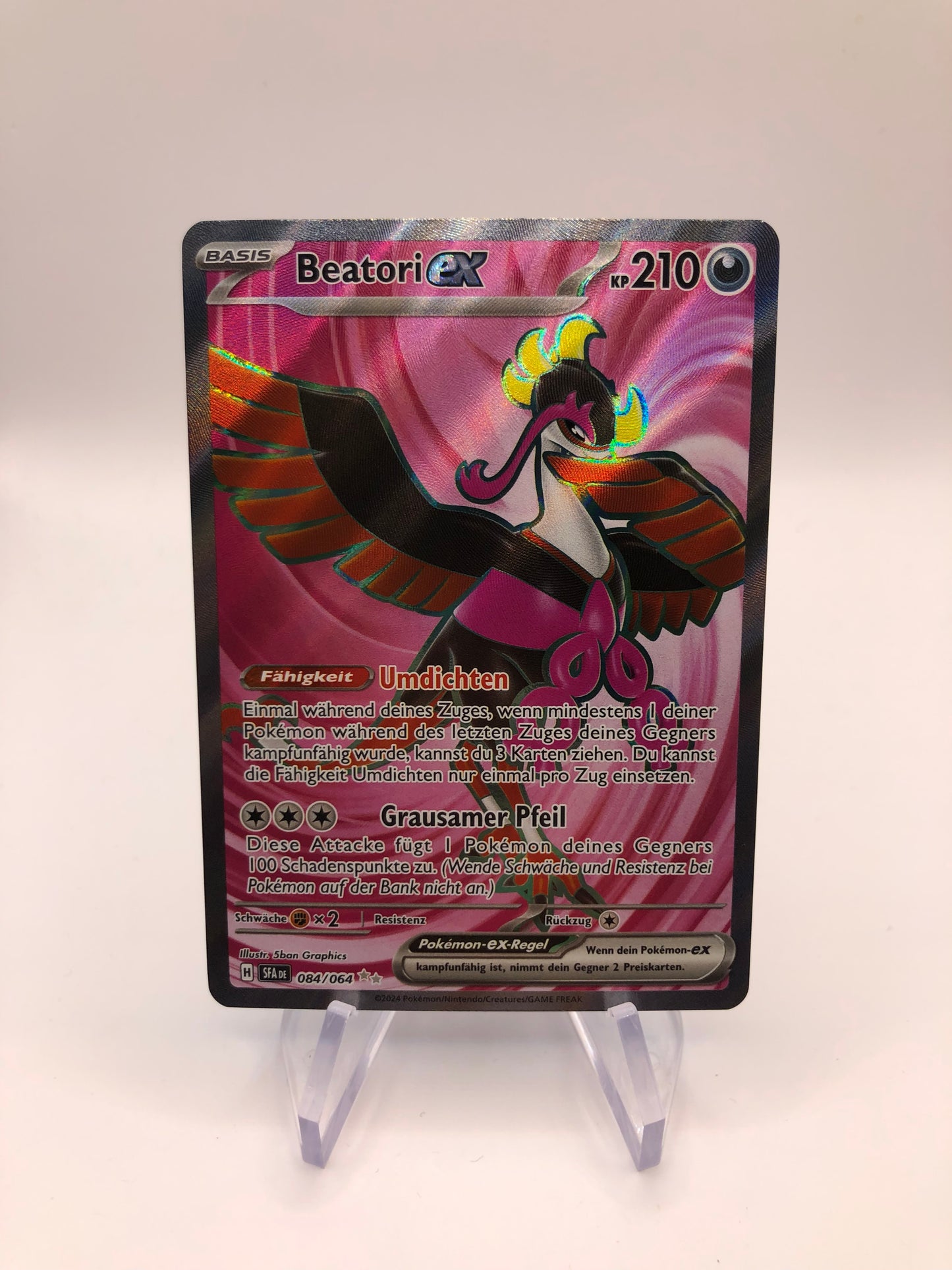 Pokemon Karte EX Fullart Beatori 84/64 Deutsch