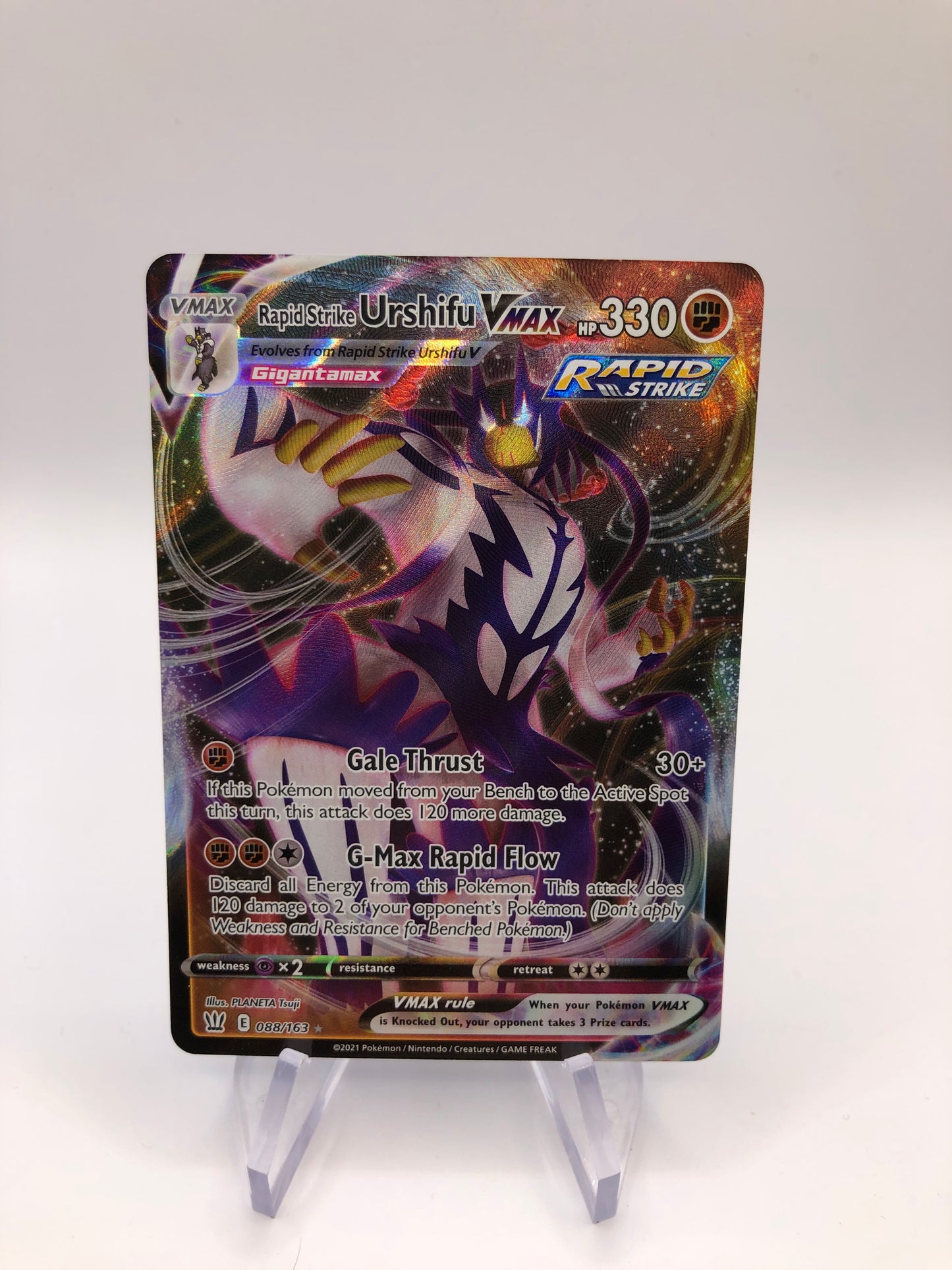 Pokemon Karte Vmax Urshifu 88/163 Englisch