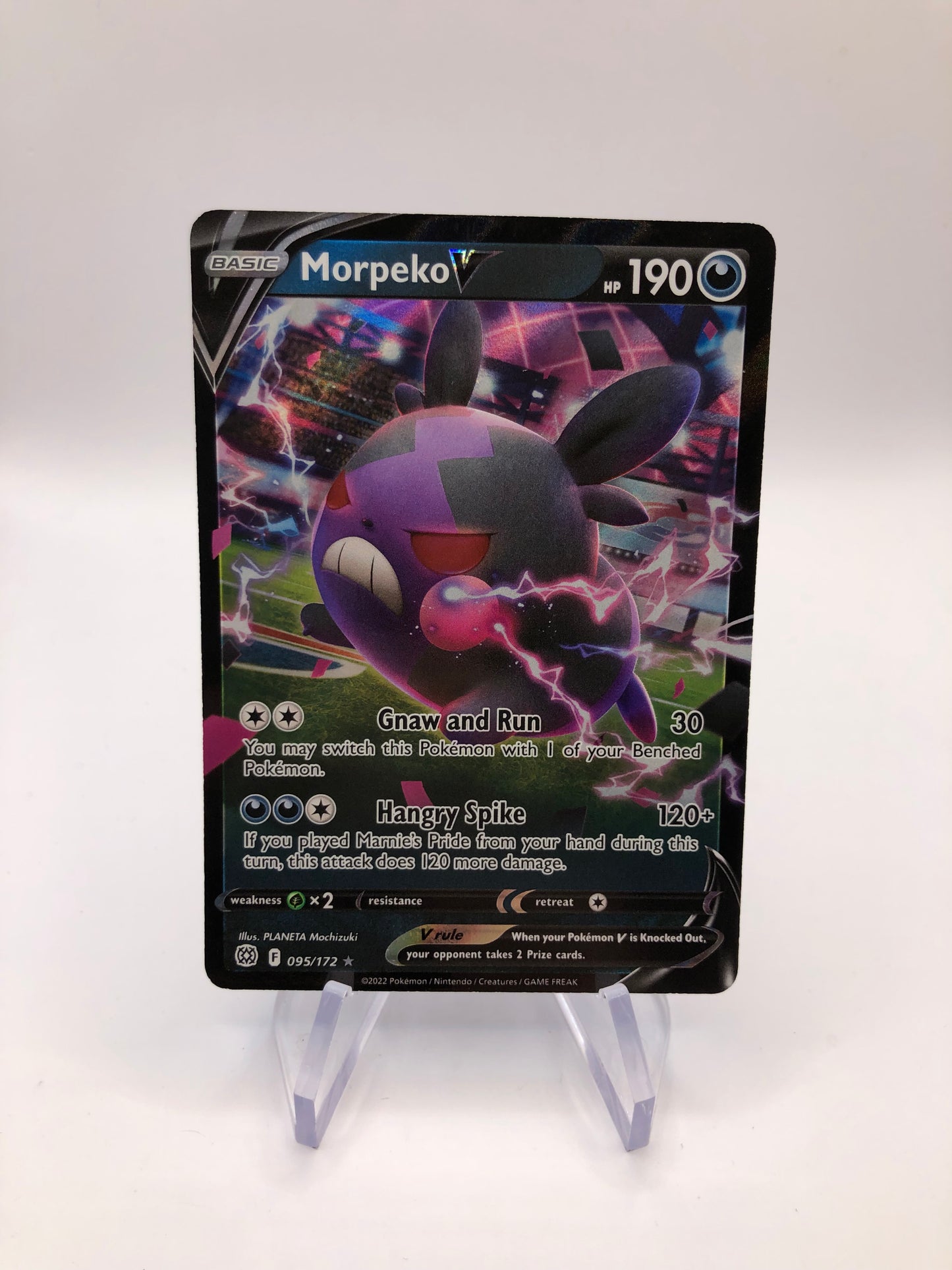 Pokemon Karte V Morpeko 95/172 Englisch