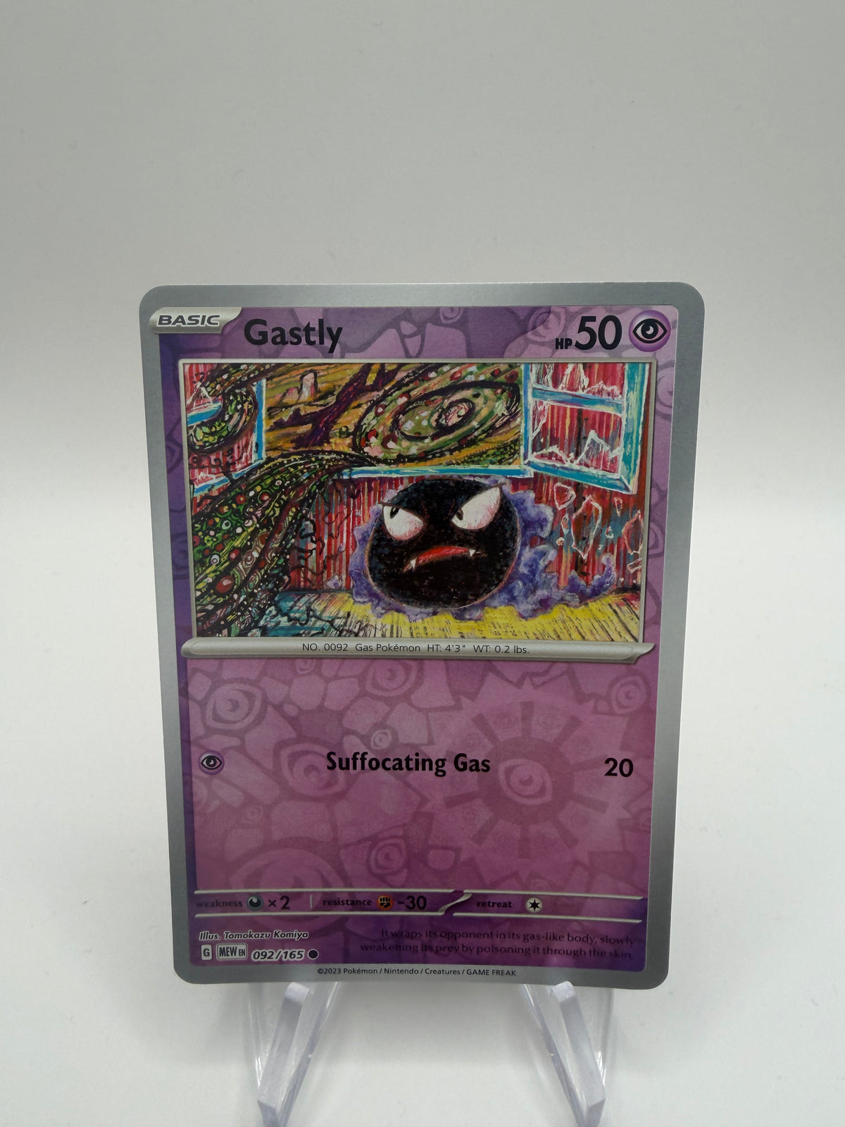 Pokemon Karte Reverse 151 Nebulak 92/165 Englisch