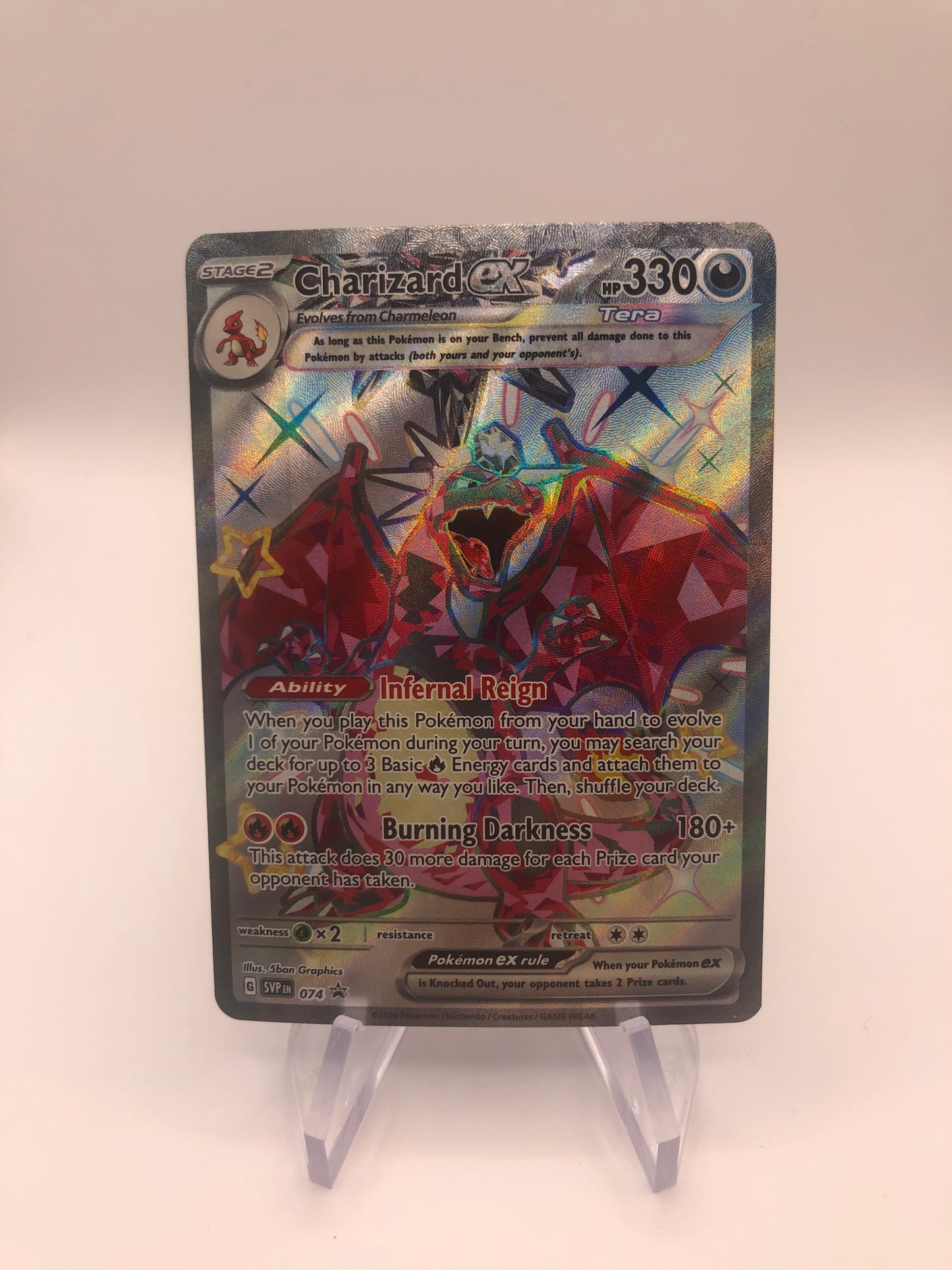 Pokemon Karte Ex Shiny Glurak 74 Englisch