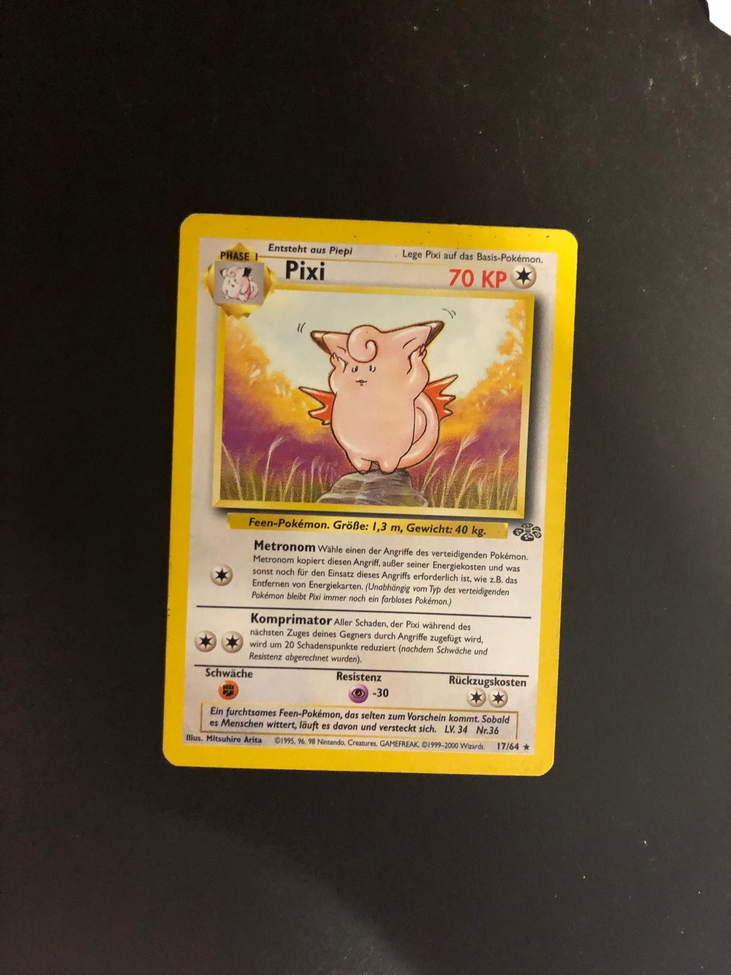 Pokemon Karte Pixi 17/64 Deutsch