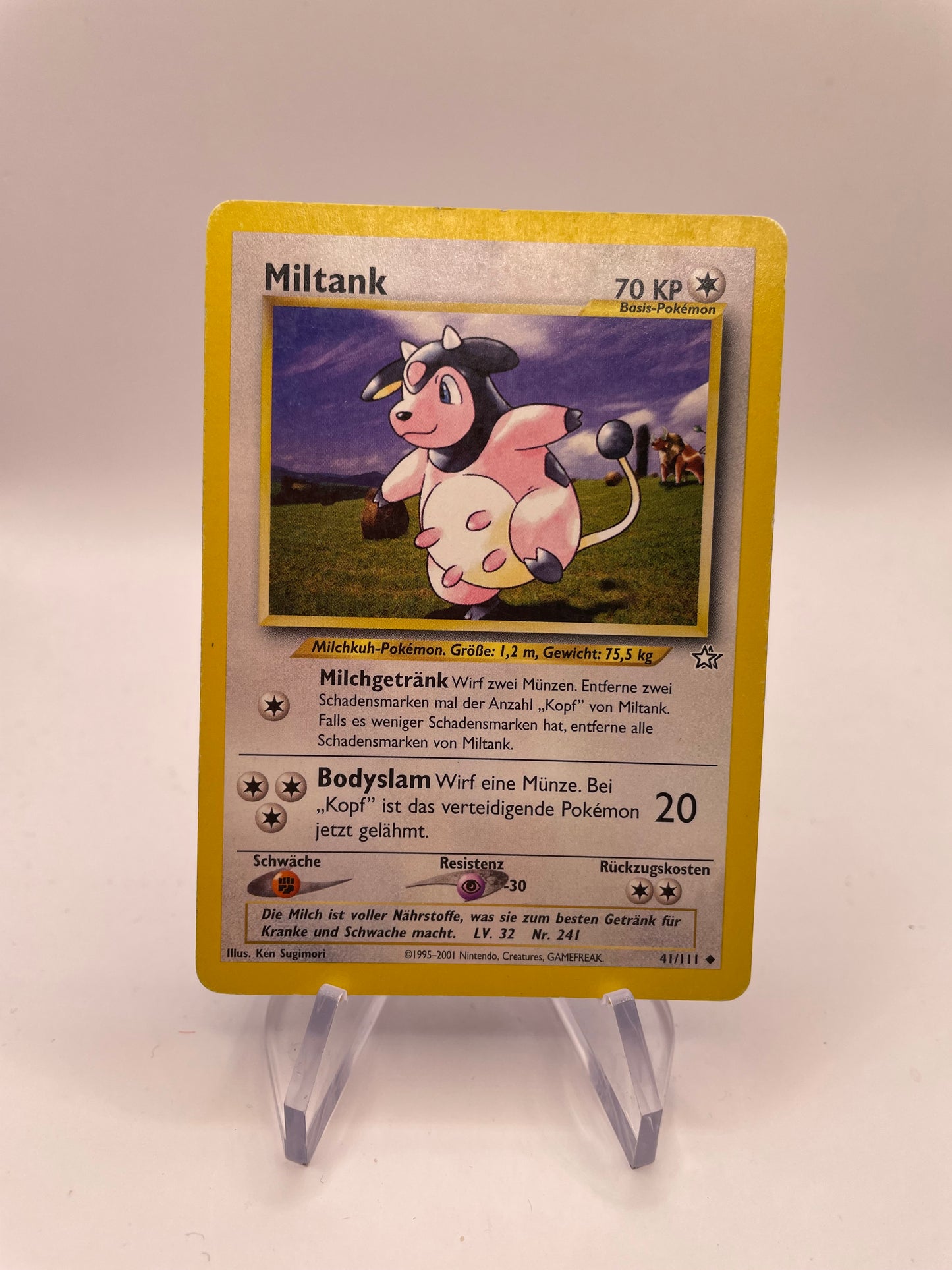 Pokemon Karte Neo Genesis Miltank 41/111 Deutsch