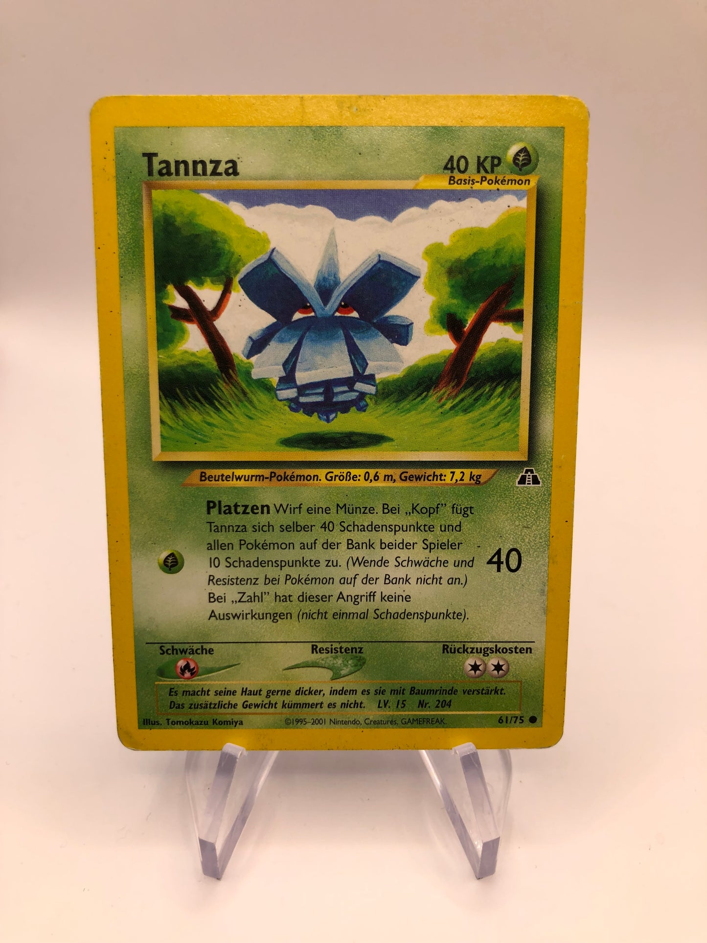 Pokemon Karte Neo Discovery Tannza 61/75 Deutsch