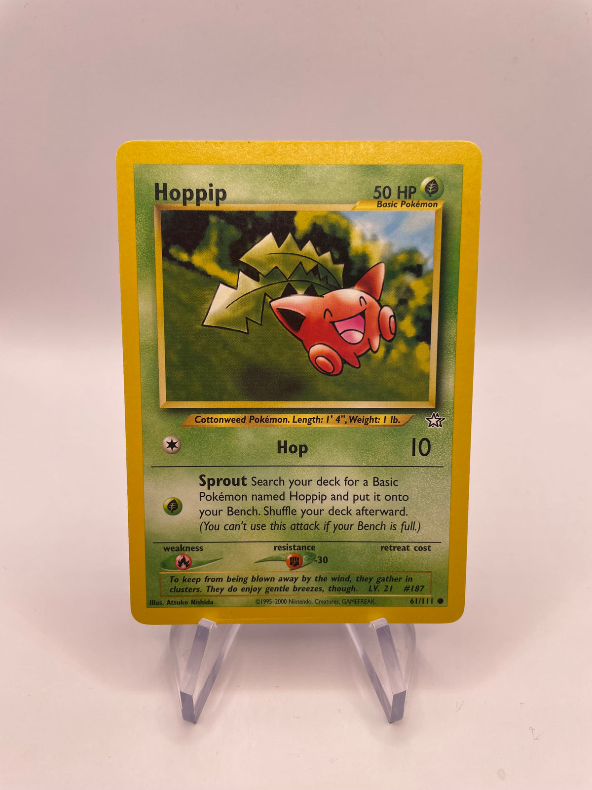 Pokemon Karte Hoppspross Neo Genesis 61/111 Englisch