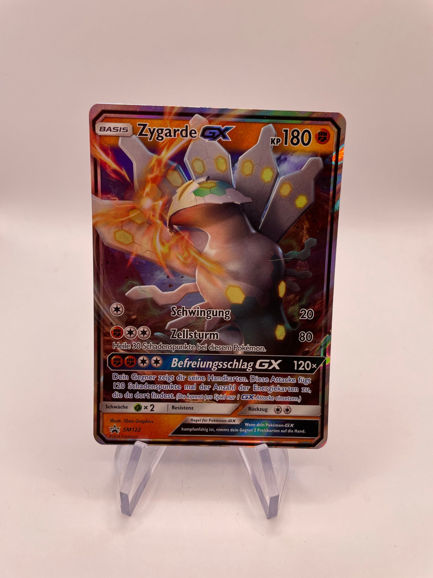 Pokemon Karte GX Zygarde SM122 Deutsch