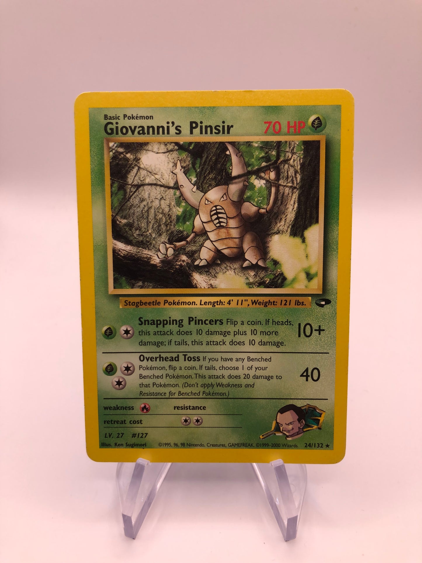 Pokemon Karten Gym Challenge Giovannis Pinsir 24/132 Englisch