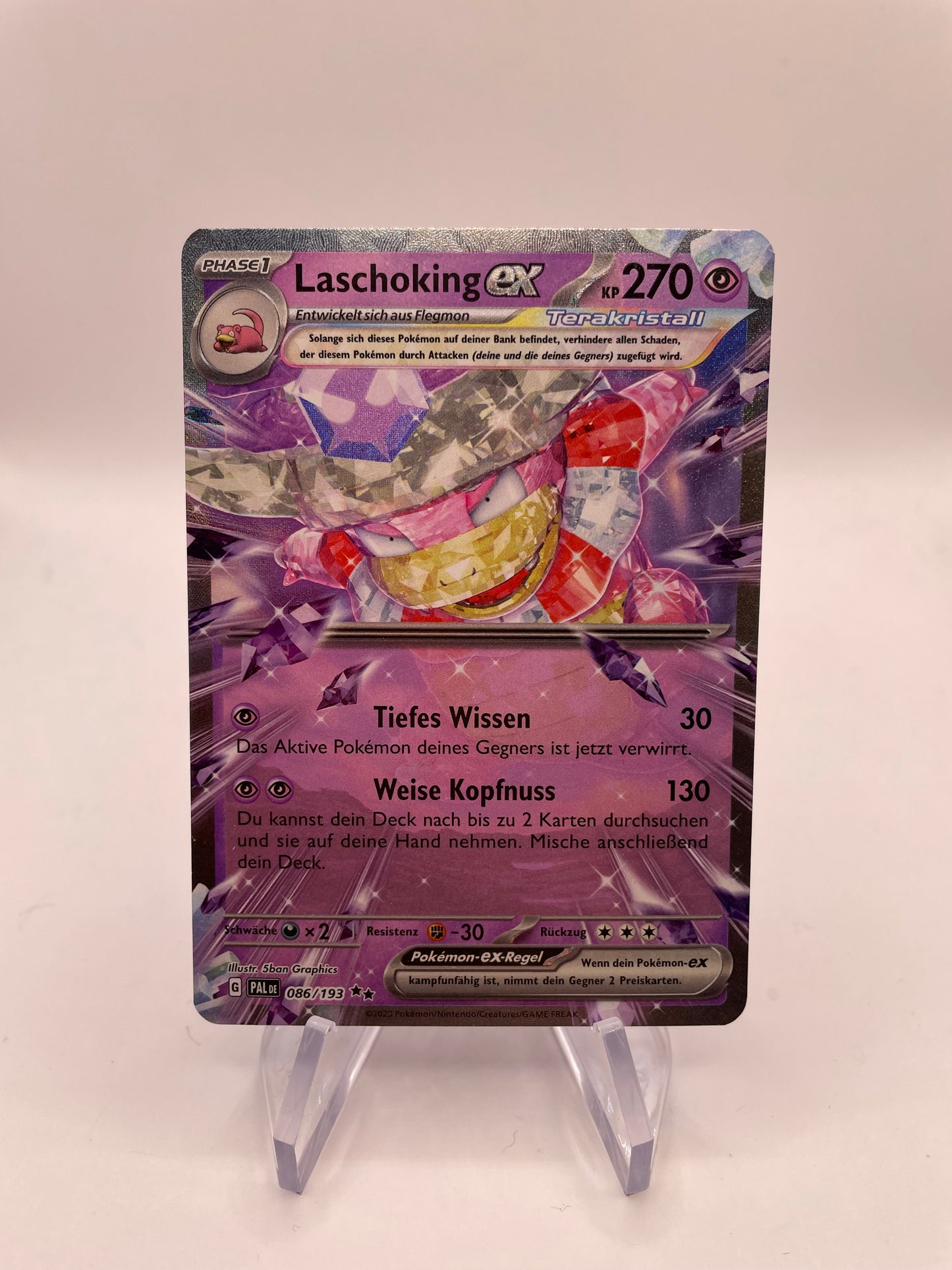 Pokemon Karte Ex Laschoking 86/193 Deutsch