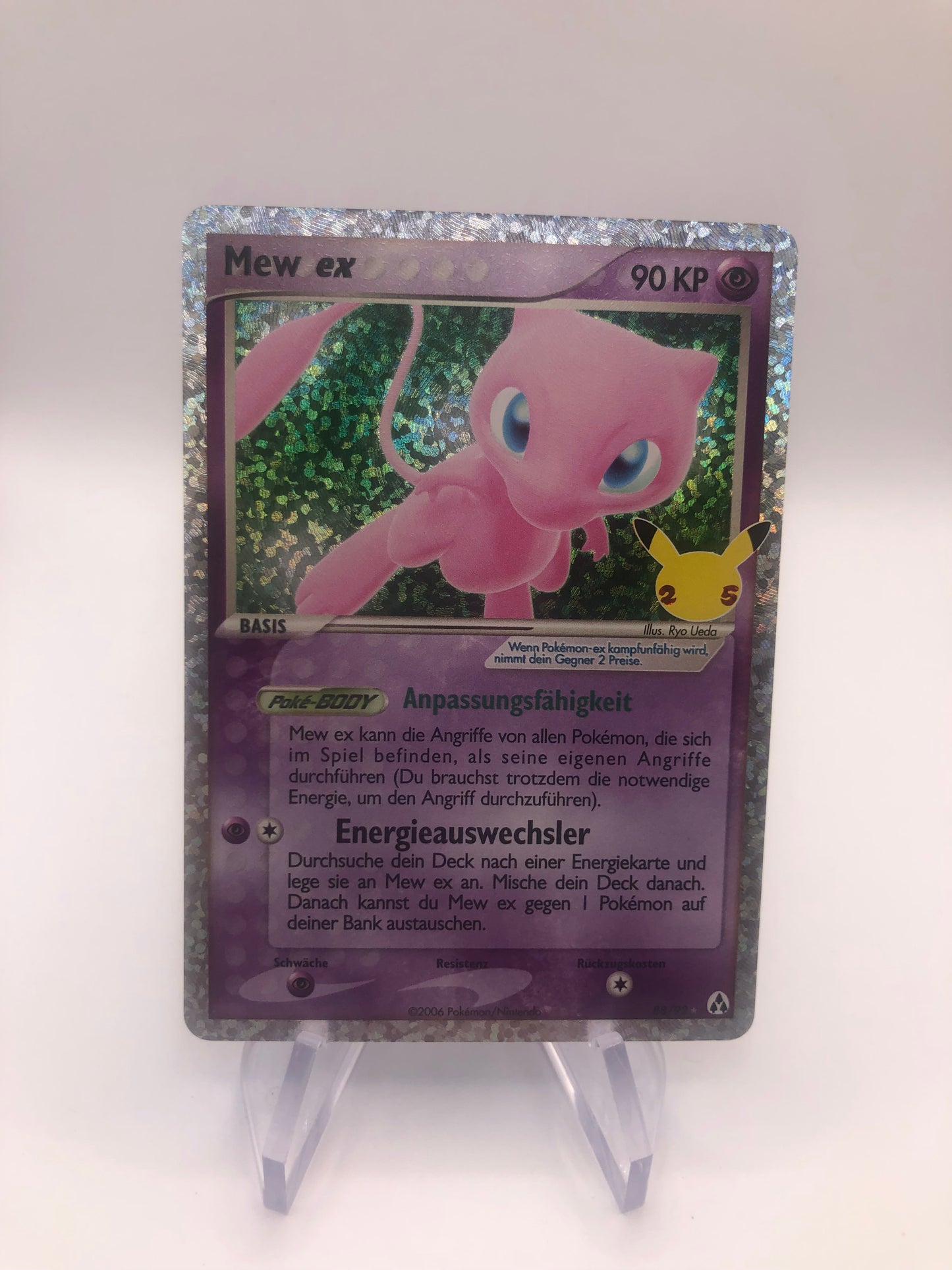 Pokemon Karte EX Cekebration Mew 88/92 Deutsch