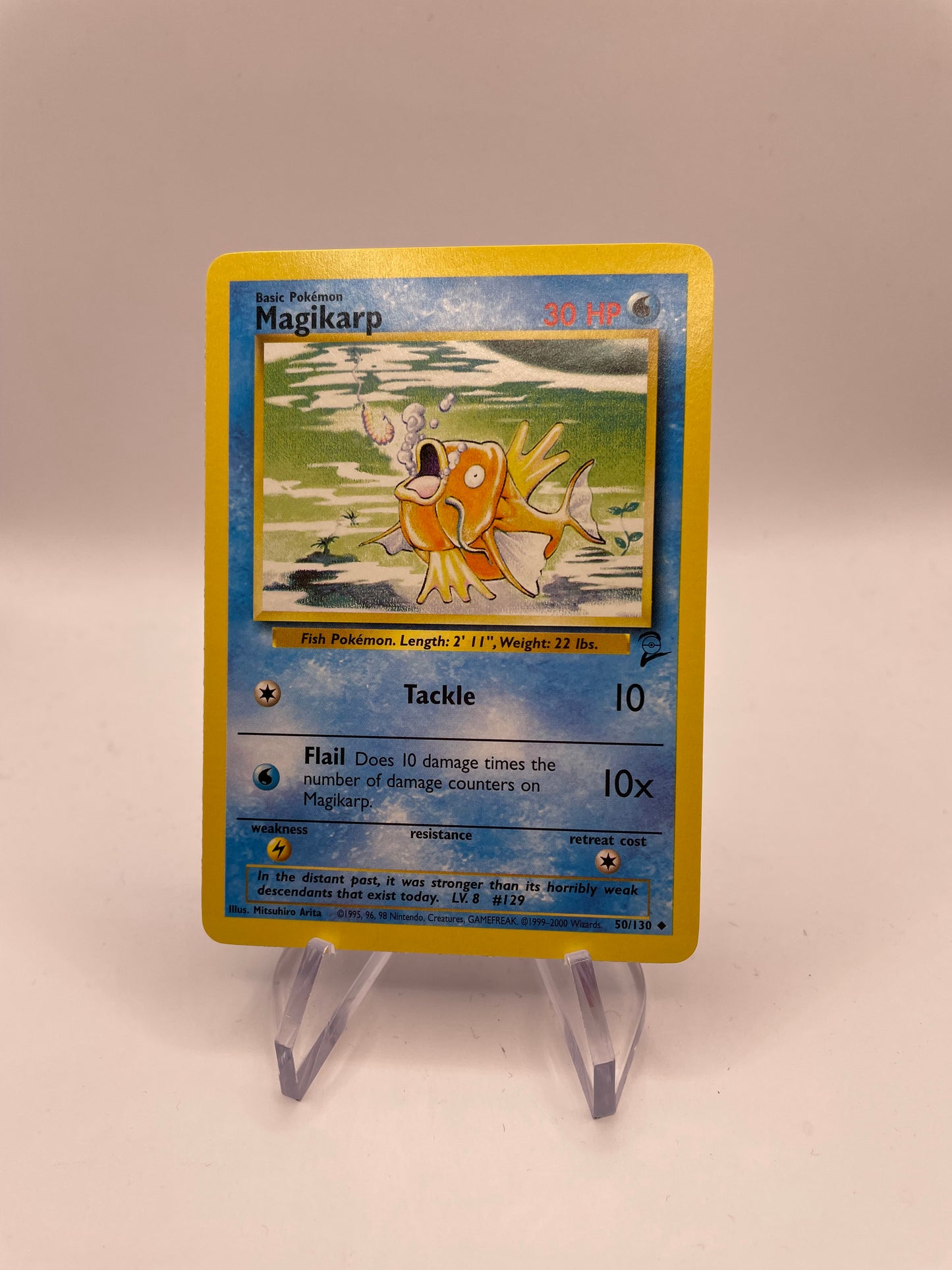 Pokemon Karte Base Set 2 Magikarp 50/130 Englisch