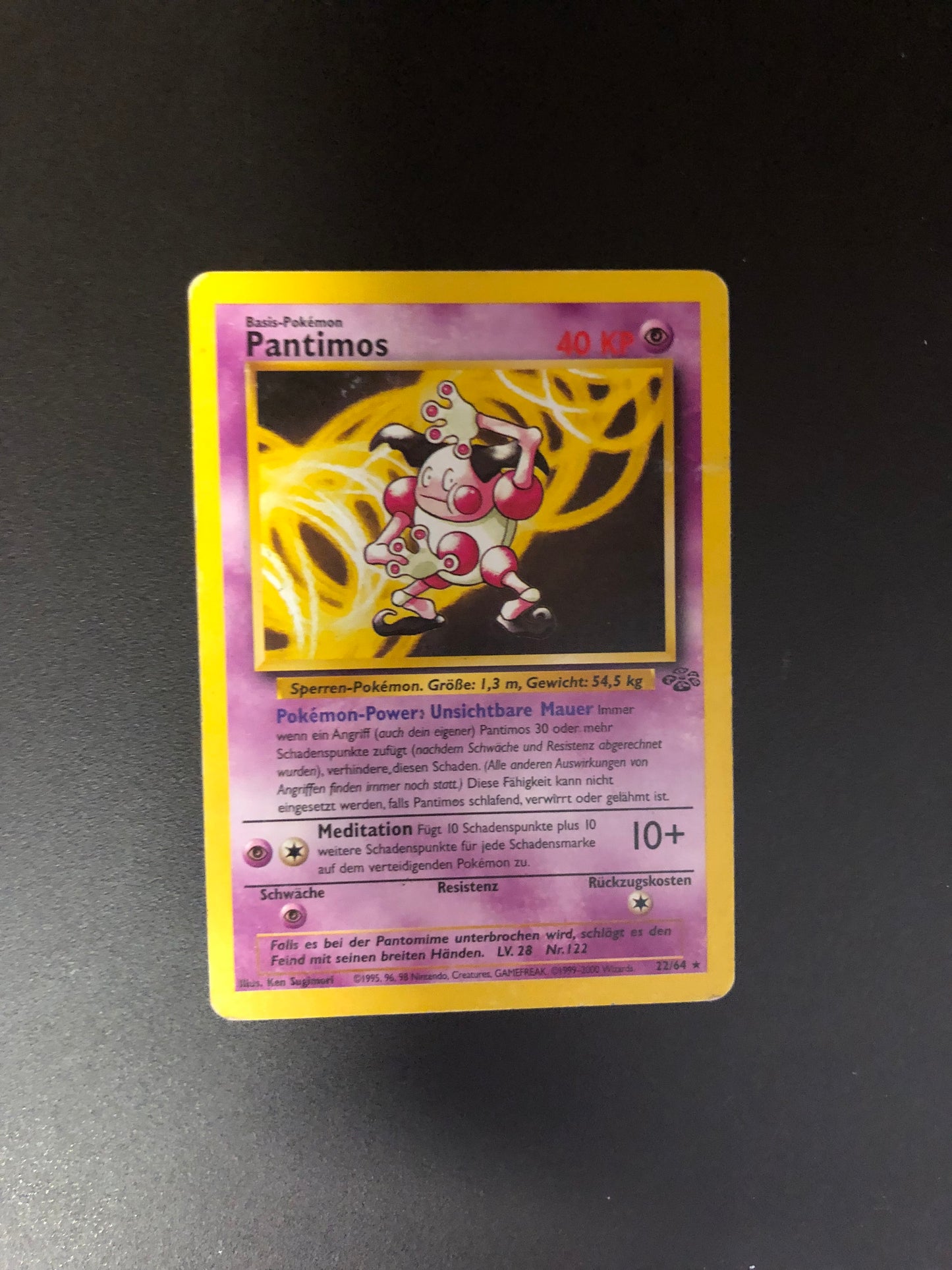 Pokemon Karte Pantimos 22/64 Deutsch