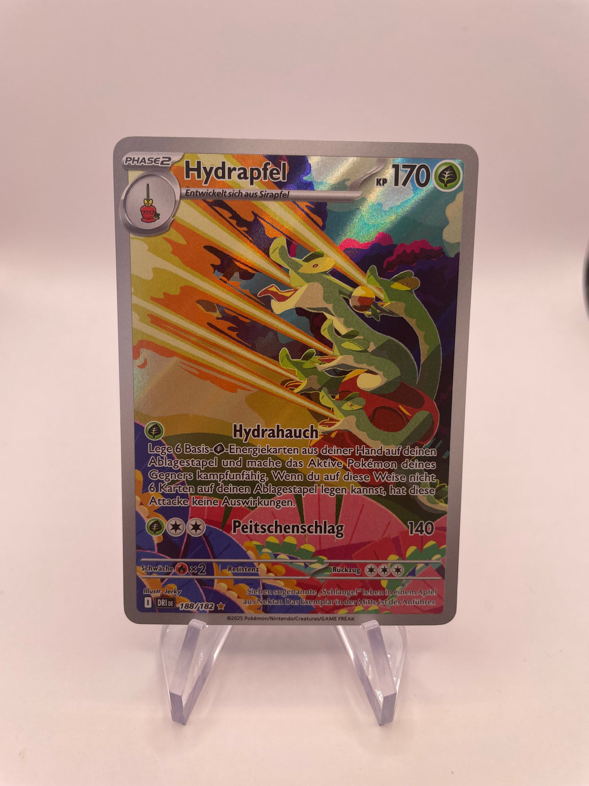 Pokemon Karte Art Rare Hydrapfel 188/182 Deutsch