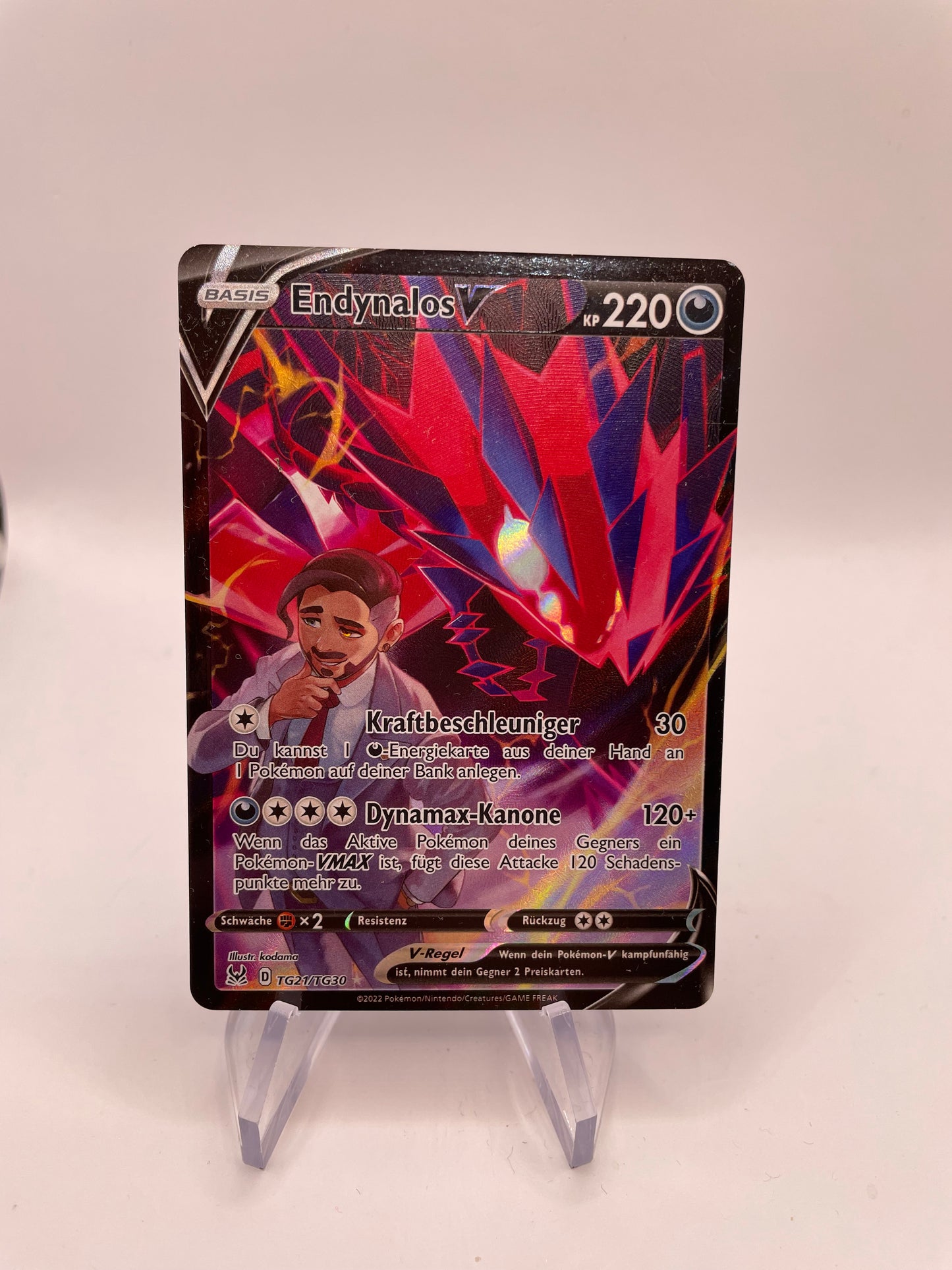 Pokemon Karte V Endynalos TG21/TG30 Deutsch